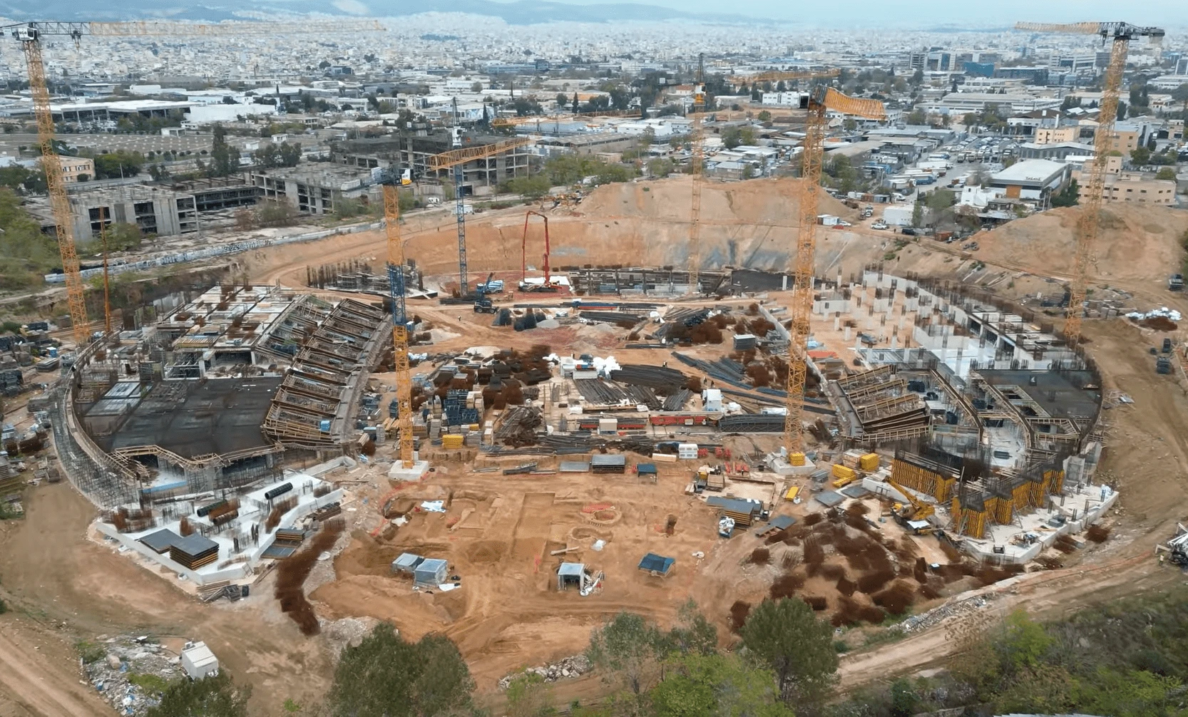 Οι εργασίες στο νέο γήπεδο του Παναθηναϊκού στον Βοτανικό / Screenshot