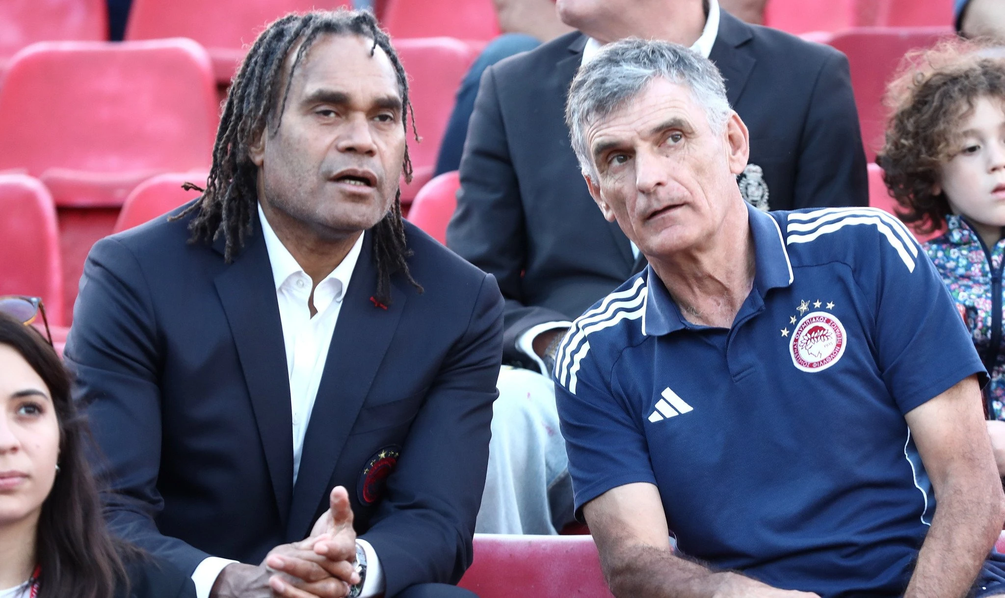 Ο Χοσέ Λουίς Μεντιλίμπαρ με τον Κριστιάν Καρεμπέ / Πηγή: Intime