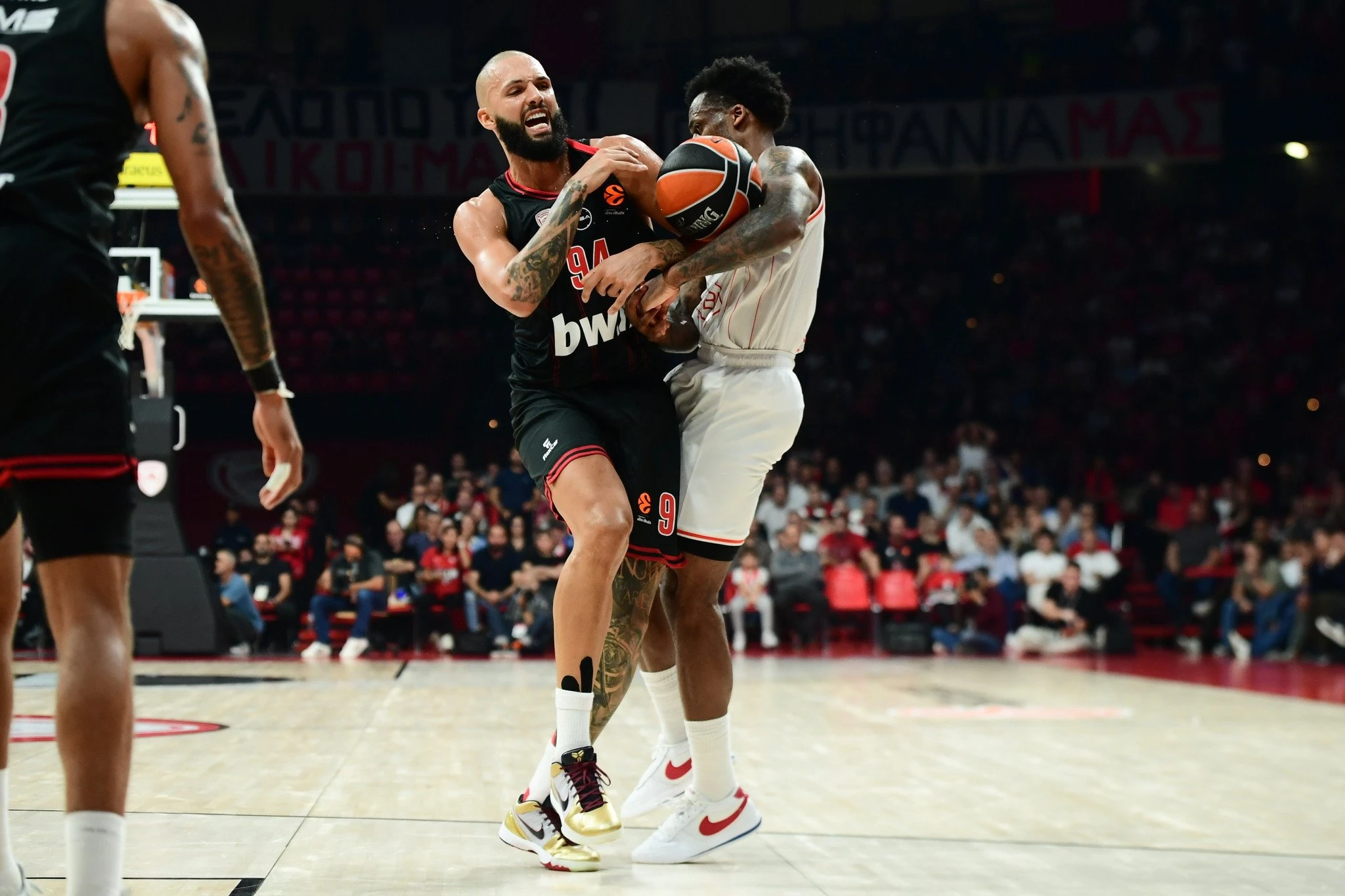 Στιγμιότυπο από το παιχνίδι Ολυμπιακός - Μονακό, Πηγή: Eurokinissi