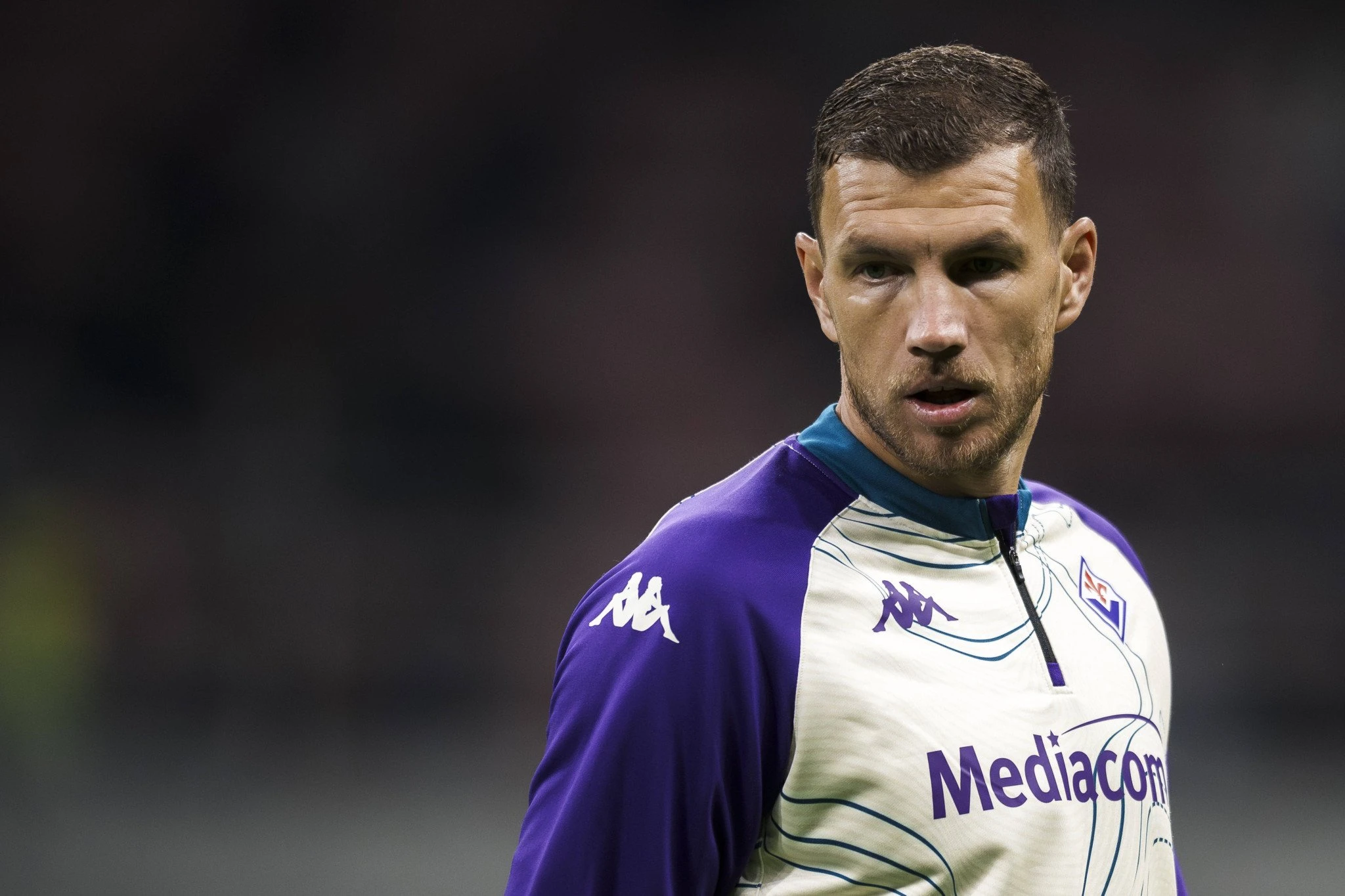 Ο Έντιν Τζέκο με την Φιορεντίνα / Πηγή: Imao