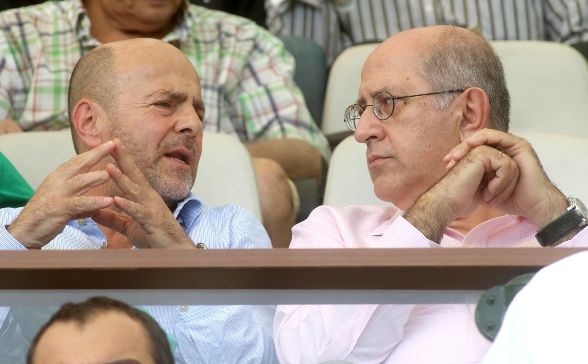 Ο Γιάννης Αλαφούζος με τον Σπύρο Θεοδωρόπουλο / Πηγή: Eurokinissi