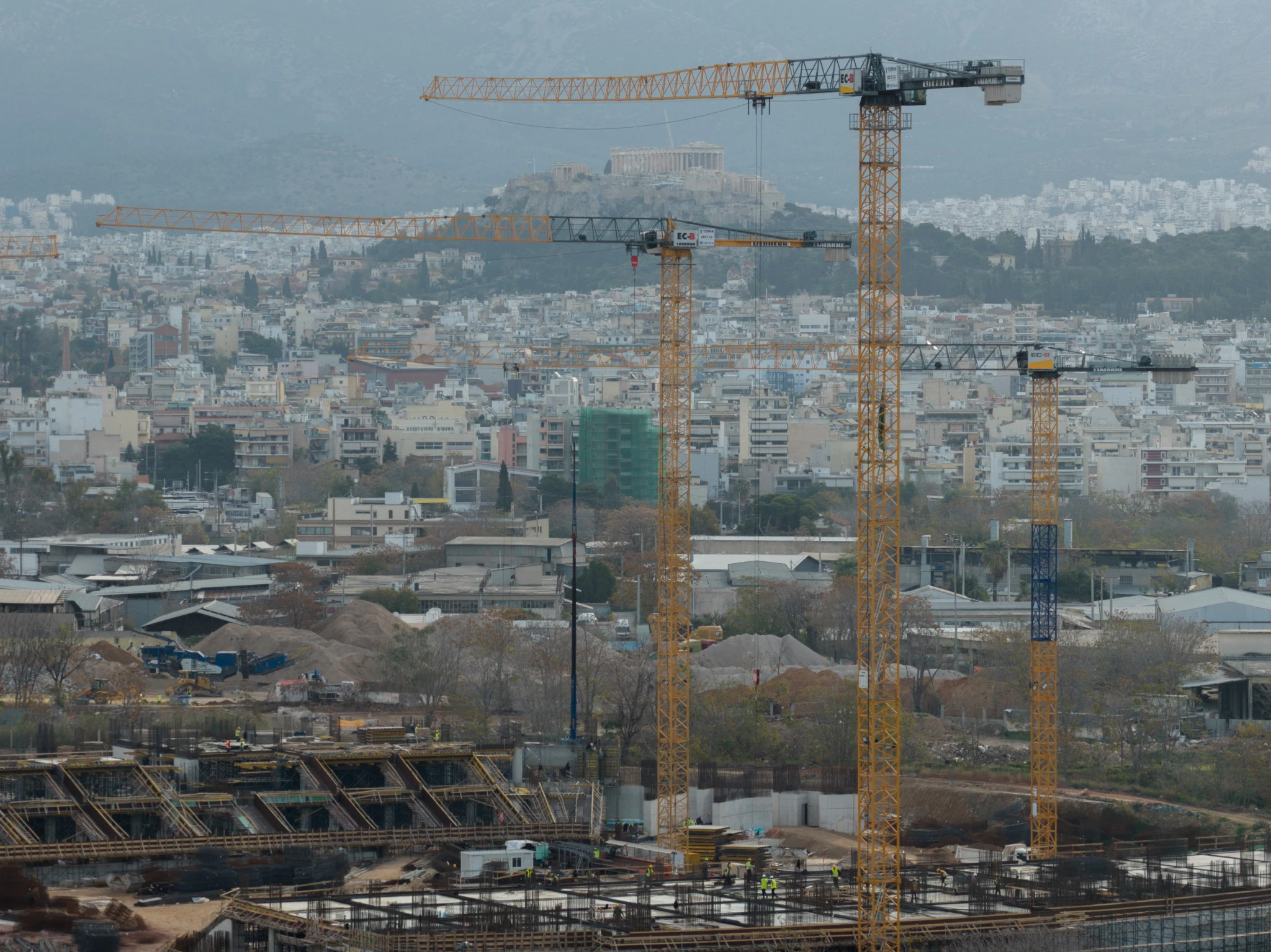ΣΥΝΕΧΙΖΟΝΤΑΙ ΤΑ ΕΡΓΑ ΓΙΑ ΤΗΝ ΑΝΕΓΕΡΣΗ ΤΟΥ ΓΗΠΕΔΟΥ ΤΟΥ ΠΑΝΑΘΗΝΑΙΚΟΥ ΣΤΟ ΒΟΤΑΝΙΚΟ / Πηγή: Eurokinissi
