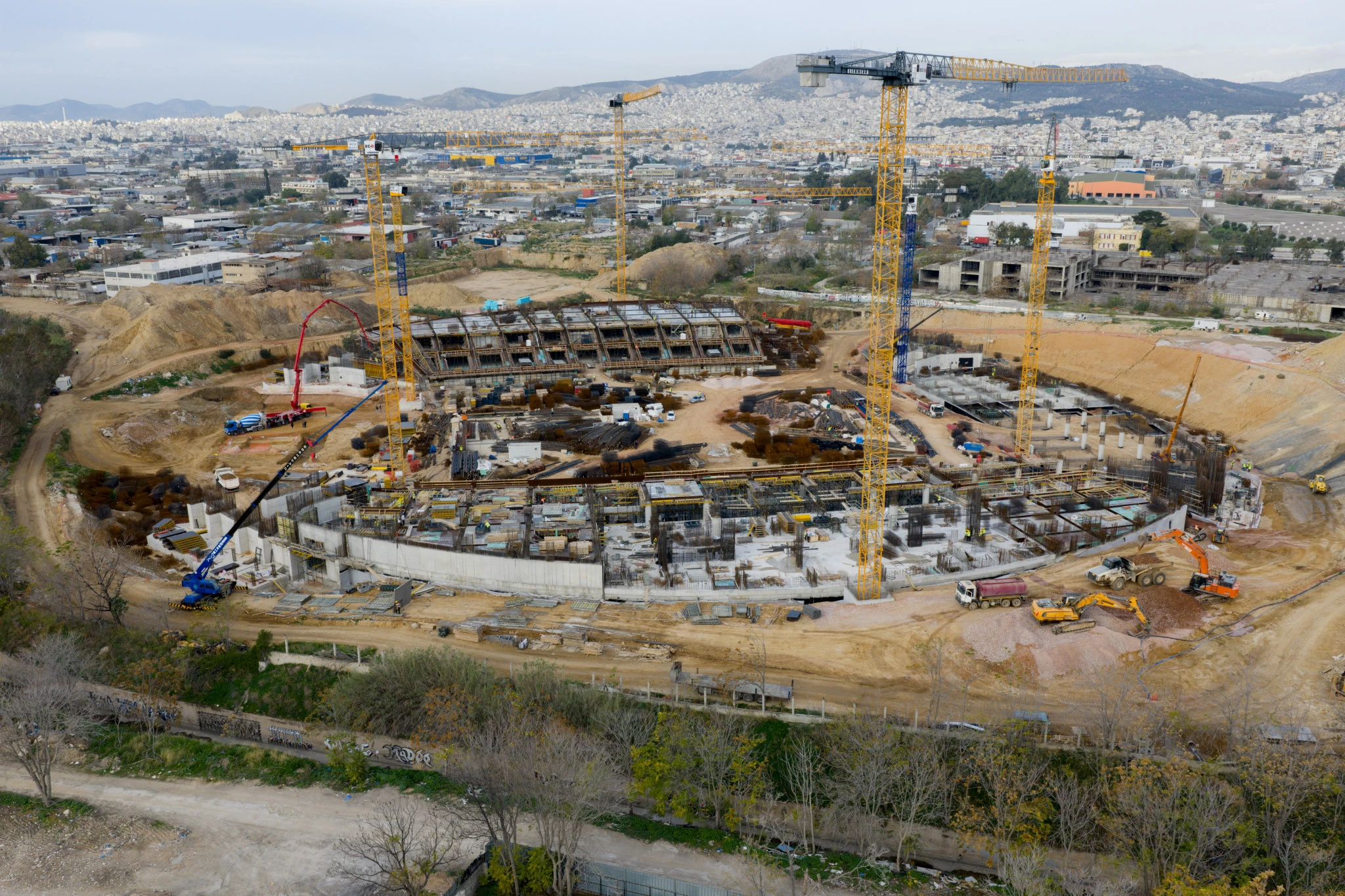 ΣΥΝΕΧΙΖΟΝΤΑΙ ΤΑ ΕΡΓΑ ΓΙΑ ΤΗΝ ΑΝΕΓΕΡΣΗ ΤΟΥ ΓΗΠΕΔΟΥ ΤΟΥ ΠΑΝΑΘΗΝΑΙΚΟΥ ΣΤΟ ΒΟΤΑΝΙΚΟ / Πηγή: Eurokinissi