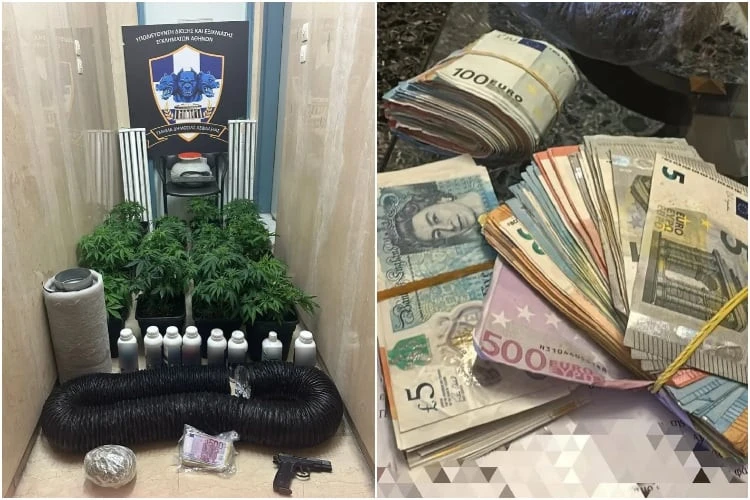 Τα αντικείμενα που κατασχέθηκαν από την Αστυνομία, Πηγή: Ε΄Λ.ΑΣ.