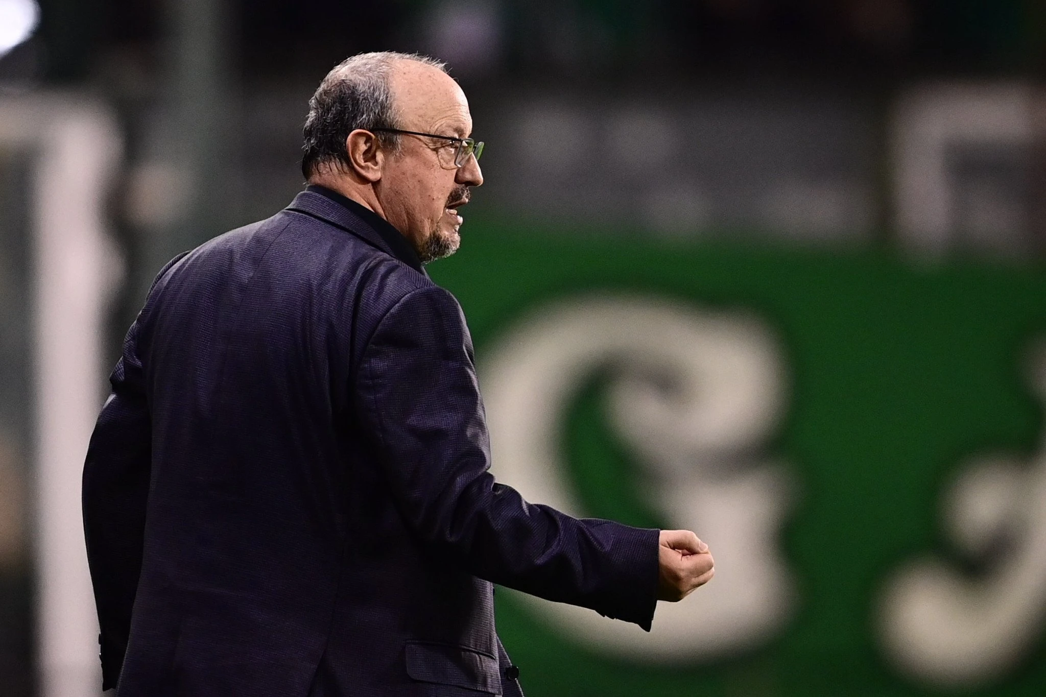 Ο Ράφα Μπενίτεθ πανηγυρίζει το δεύτερο γκολ του Παναθηναϊκού - ΠΗΓΗ: Eurokinissi