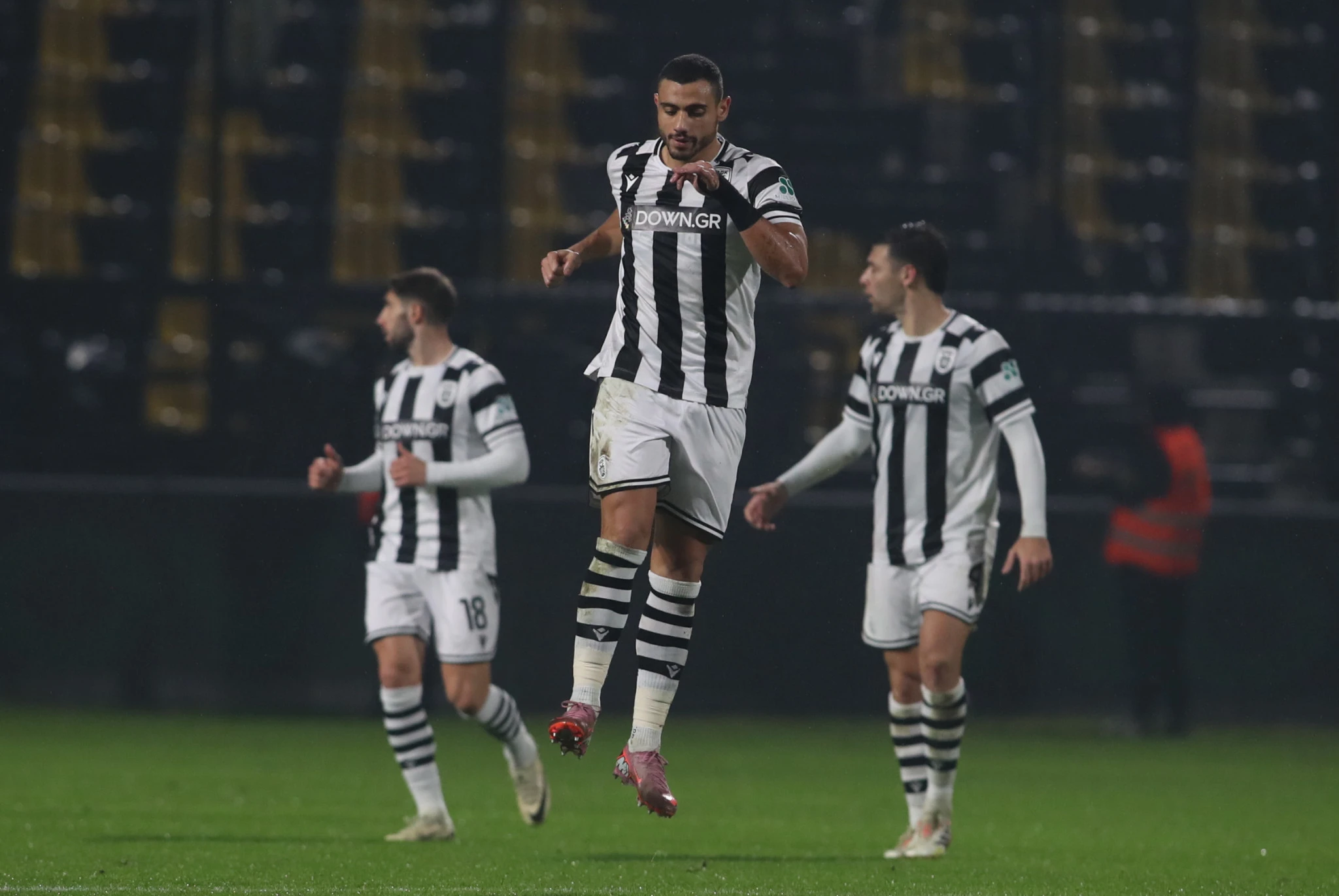 Ο Γιώργος Γιακουμάκης πανηγυρίζει / Πηγή: Eurokinissi