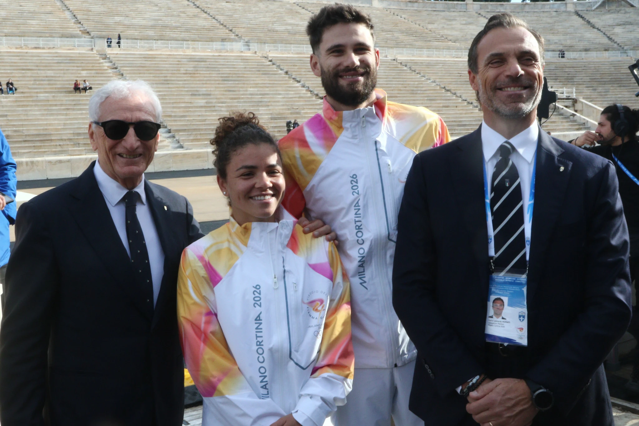 Τζασμίν Παολίνι και Φίλιπο Γκάνα / Πηγή: Eurokinissi