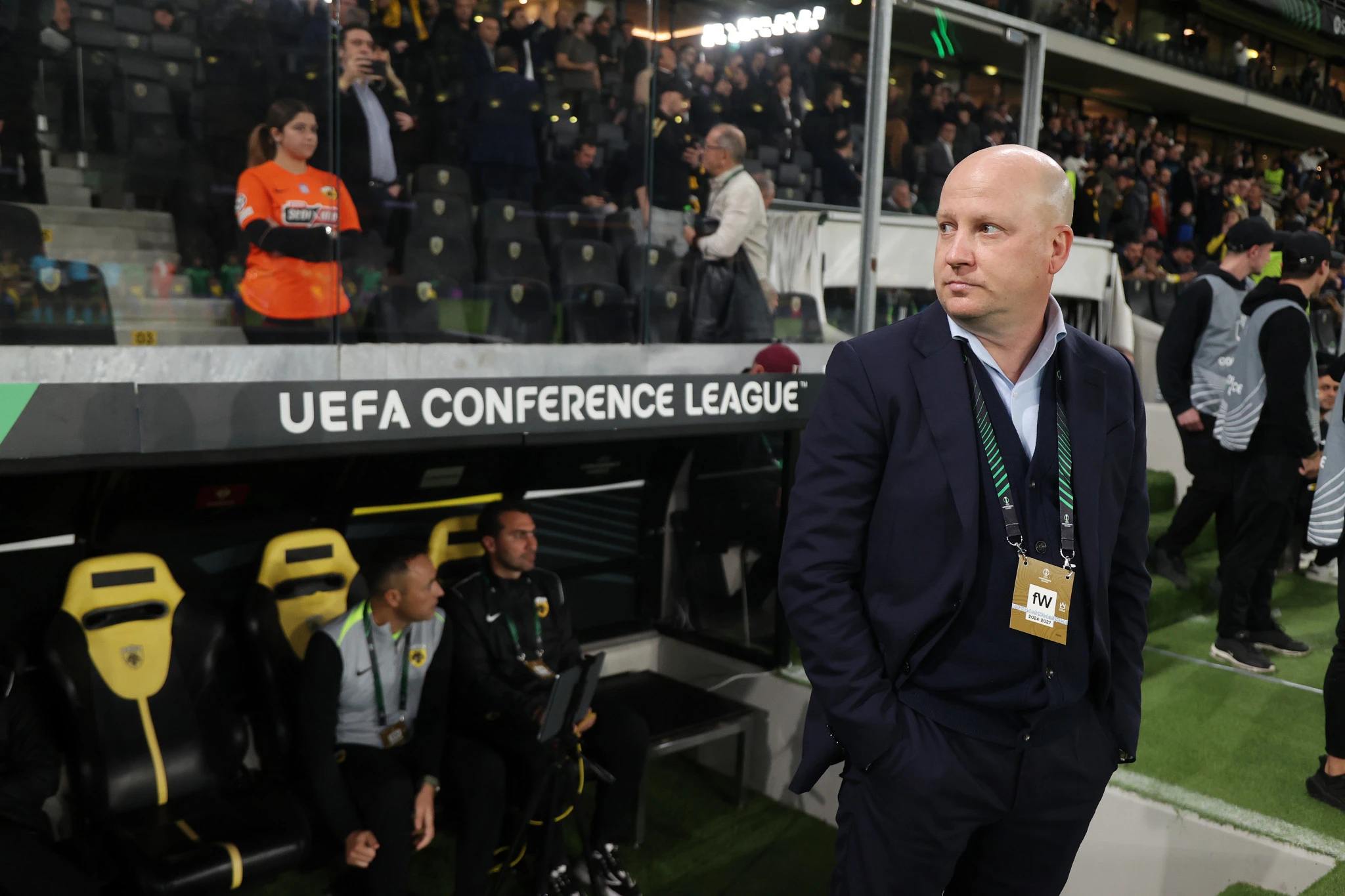 Ο Μάρκο Νίκολιτς σε αγώνα της ΑΕΚ / Πηγή: Intime