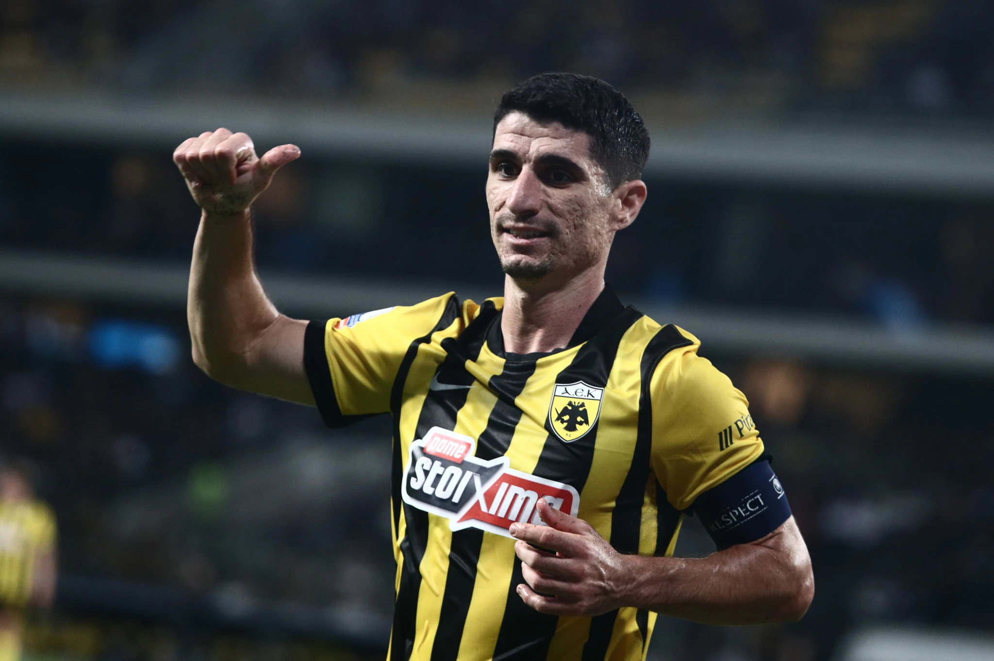 Ο Πέτρος Μάνταλος με την ΑΕΚ / Πηγή: Eurokinissi