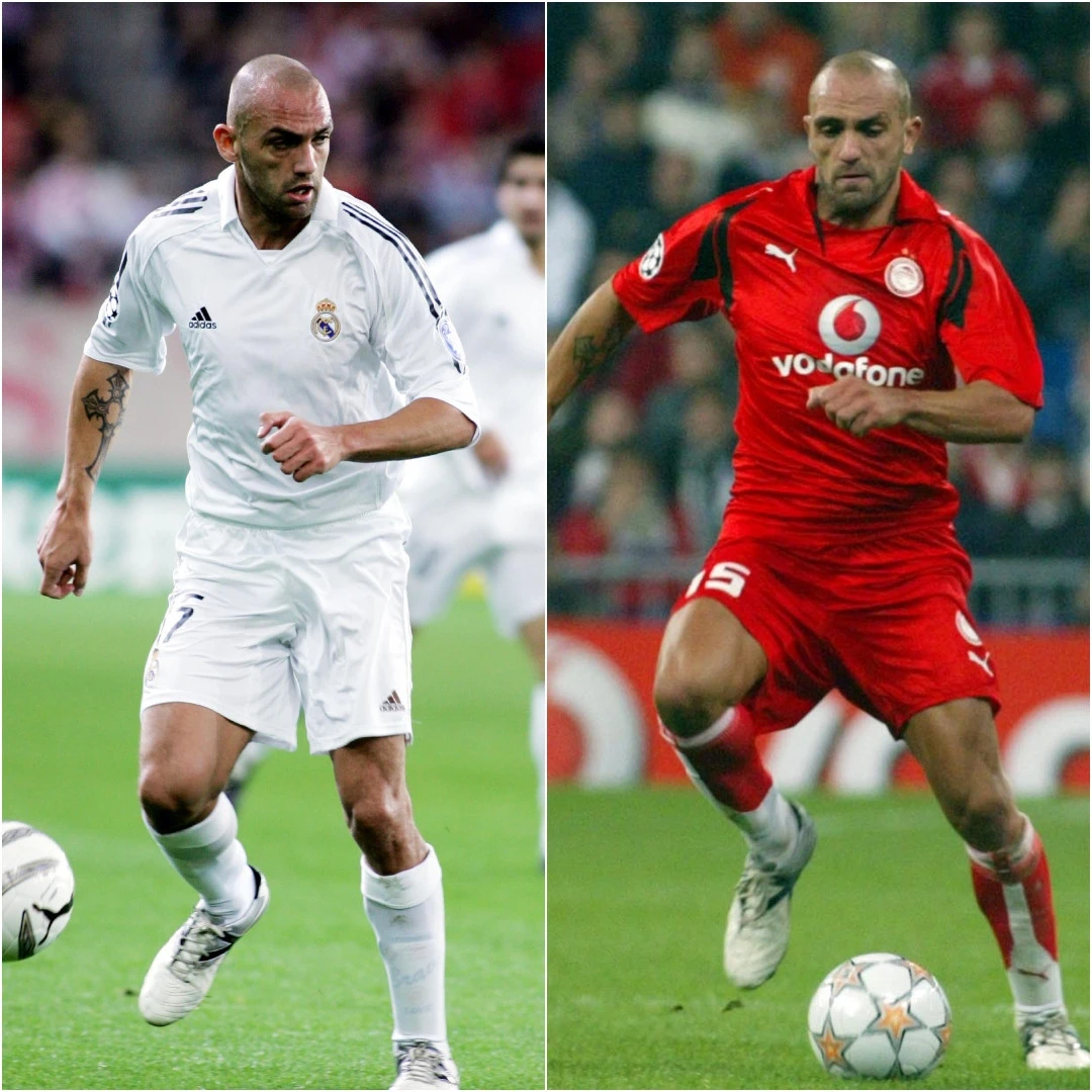 Ο Ραούλ Μπράβο με φανέλα Ρεάλ στο «Καραϊσκάκης» και με φανέλα Ολυμπιακού στο «Μπερναμπέου» - Πηγή: INTIME