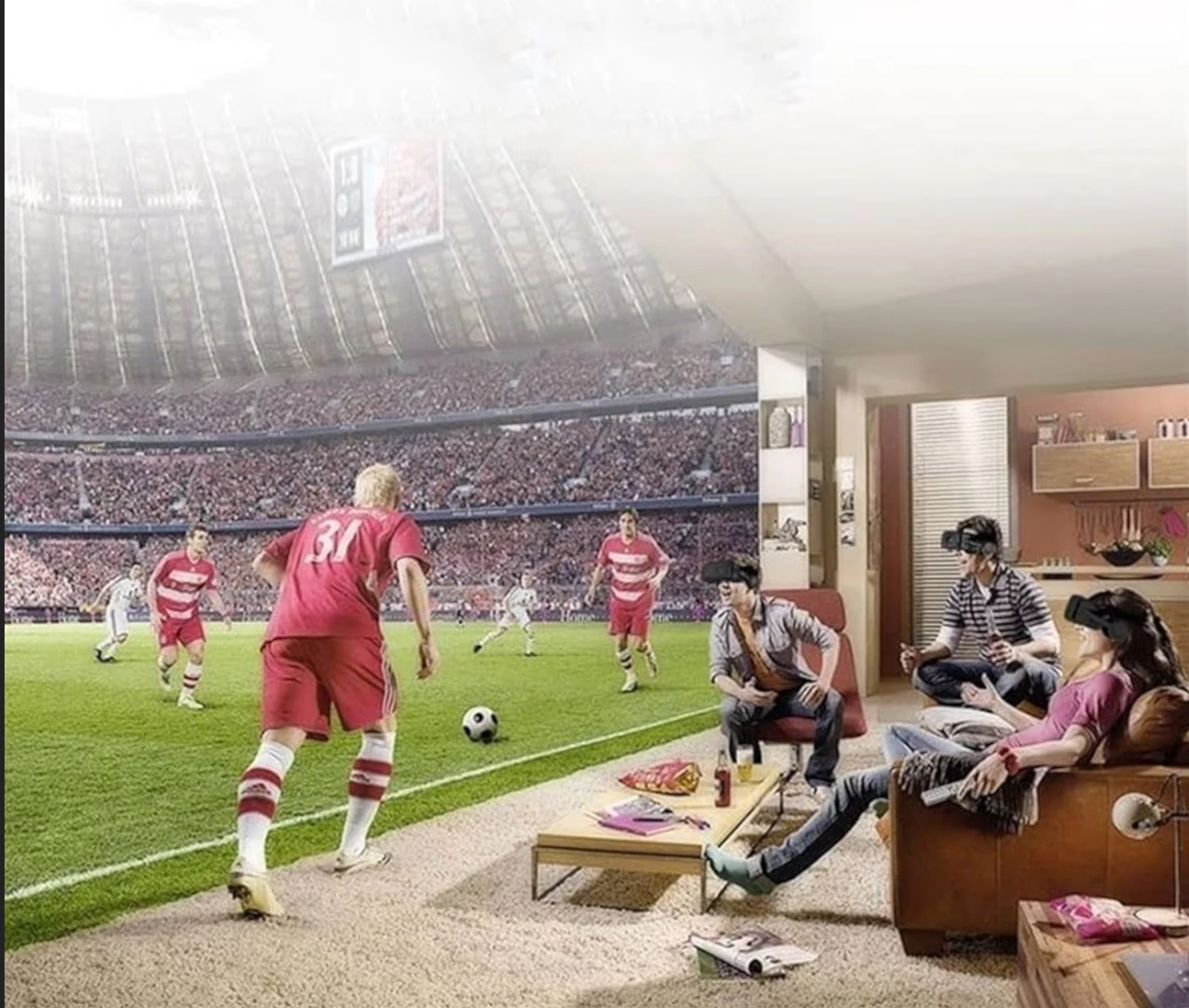 Κόσμος και παίκτες «ένα» μέσα στο γήπεδο