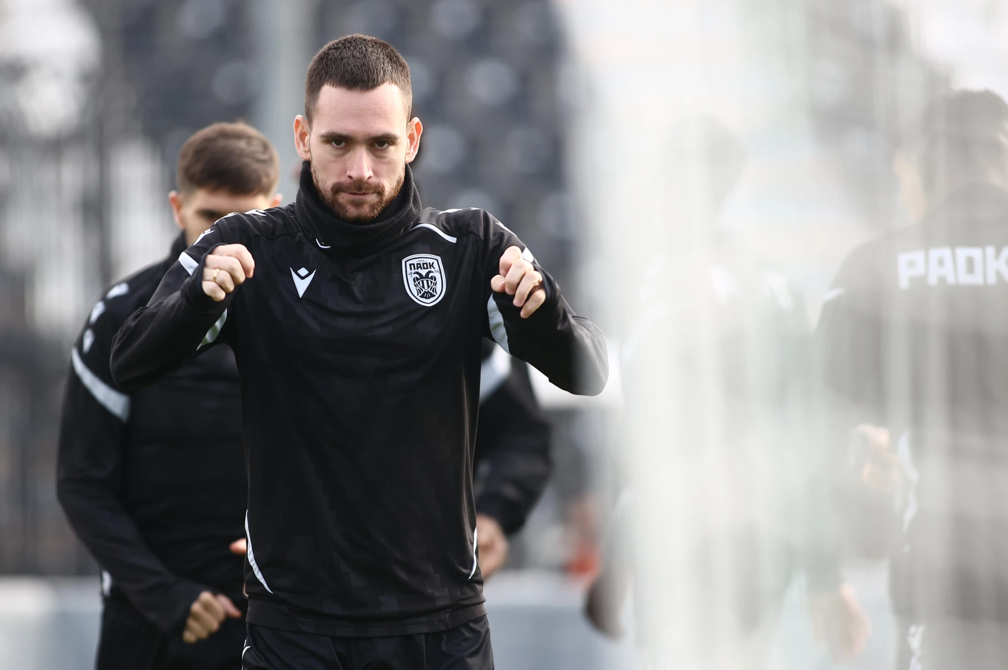 Η προπόνηση του ΠΑΟΚ στην Τούμπα / Πηγή: Eurokinissi