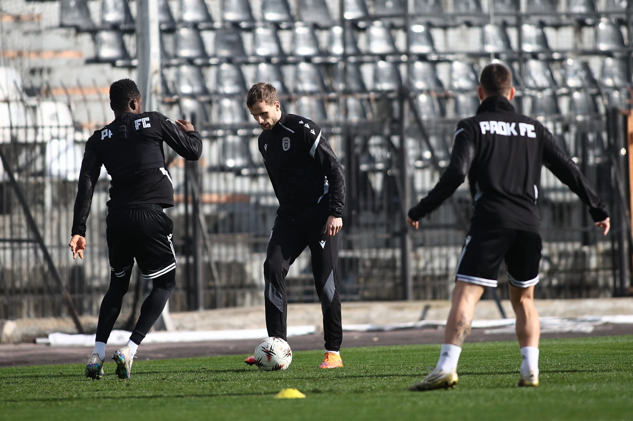 Η προπόνηση του ΠΑΟΚ στην Τούμπα / Πηγή: Eurokinissi