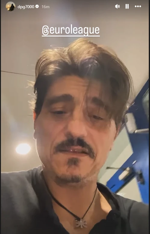 Το story του Δημήτρη Γιαννακόπουλου μέσω instagram