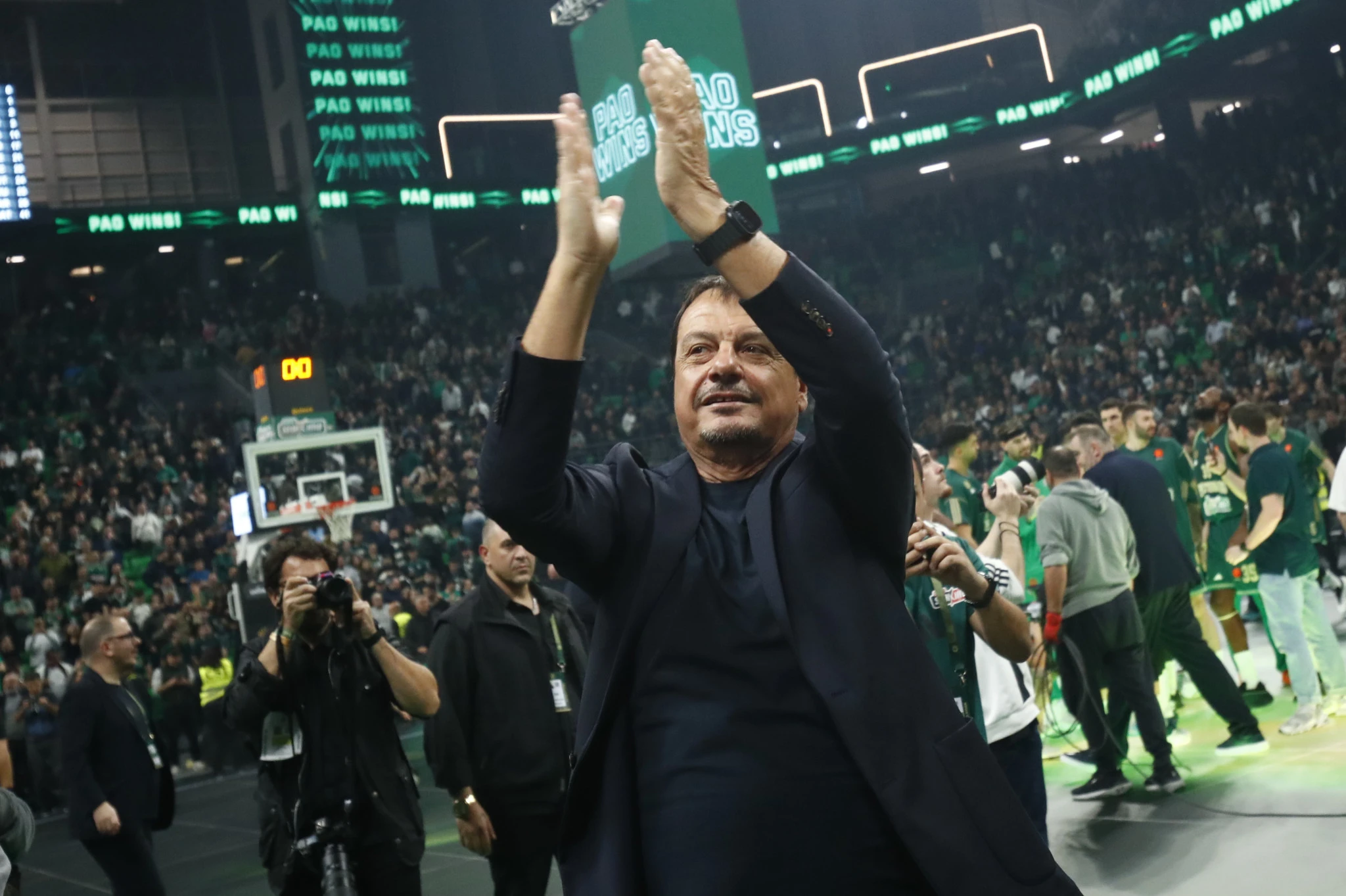 Ο Εργκίν Αταμάν, πανηγυρίζει, Πηγή: Eurokinissi