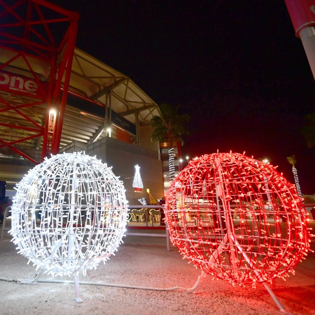 Το Χριστουγεννιάτικο «Γ. Καραϊσκάκης»&nbsp;/ Πηγή: Olympiacos FC
