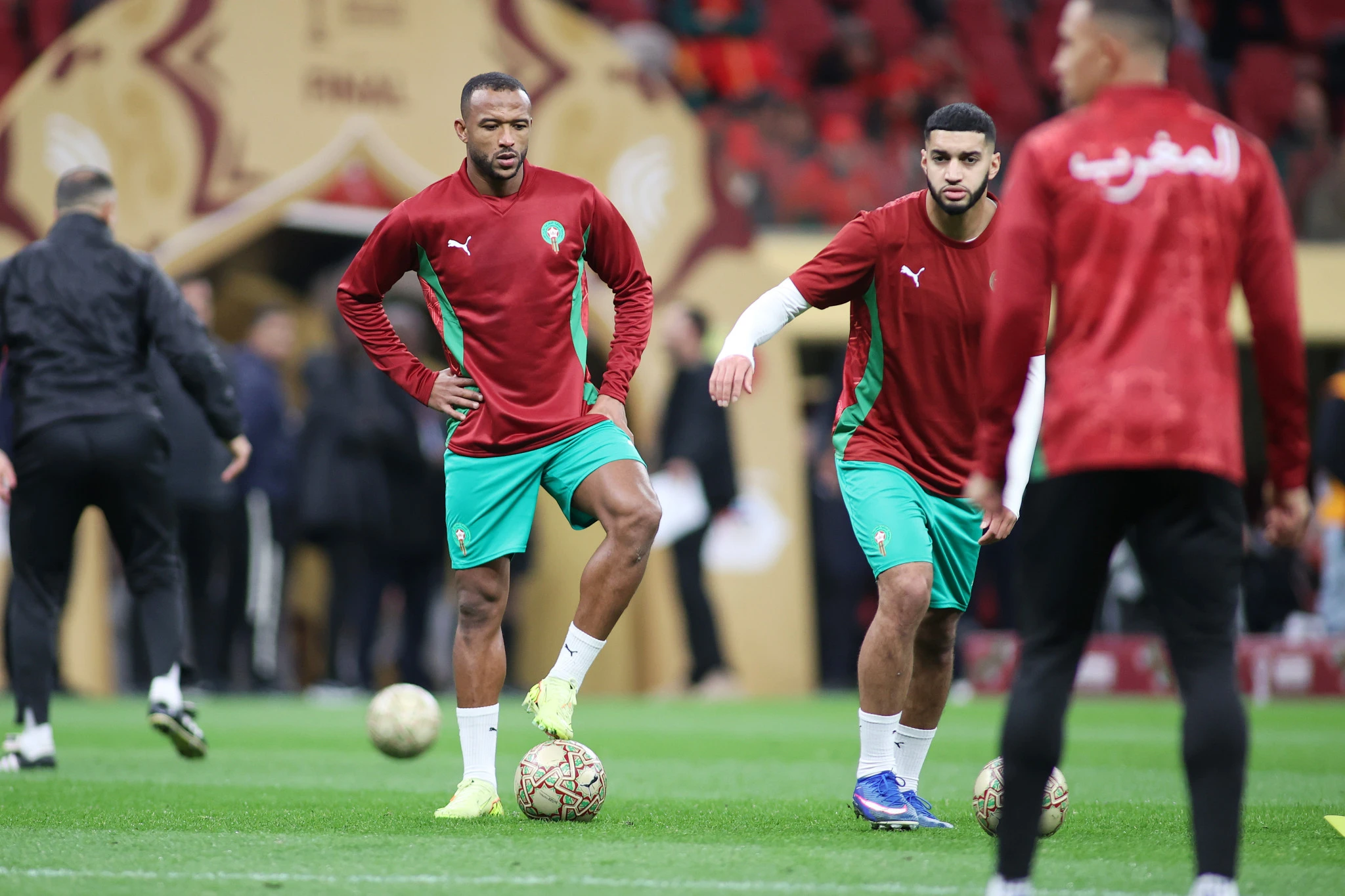 Ο Αγιούμπ Ελ Κααμπί με την εθνικη Μαρόκου / Πηγή: InTime