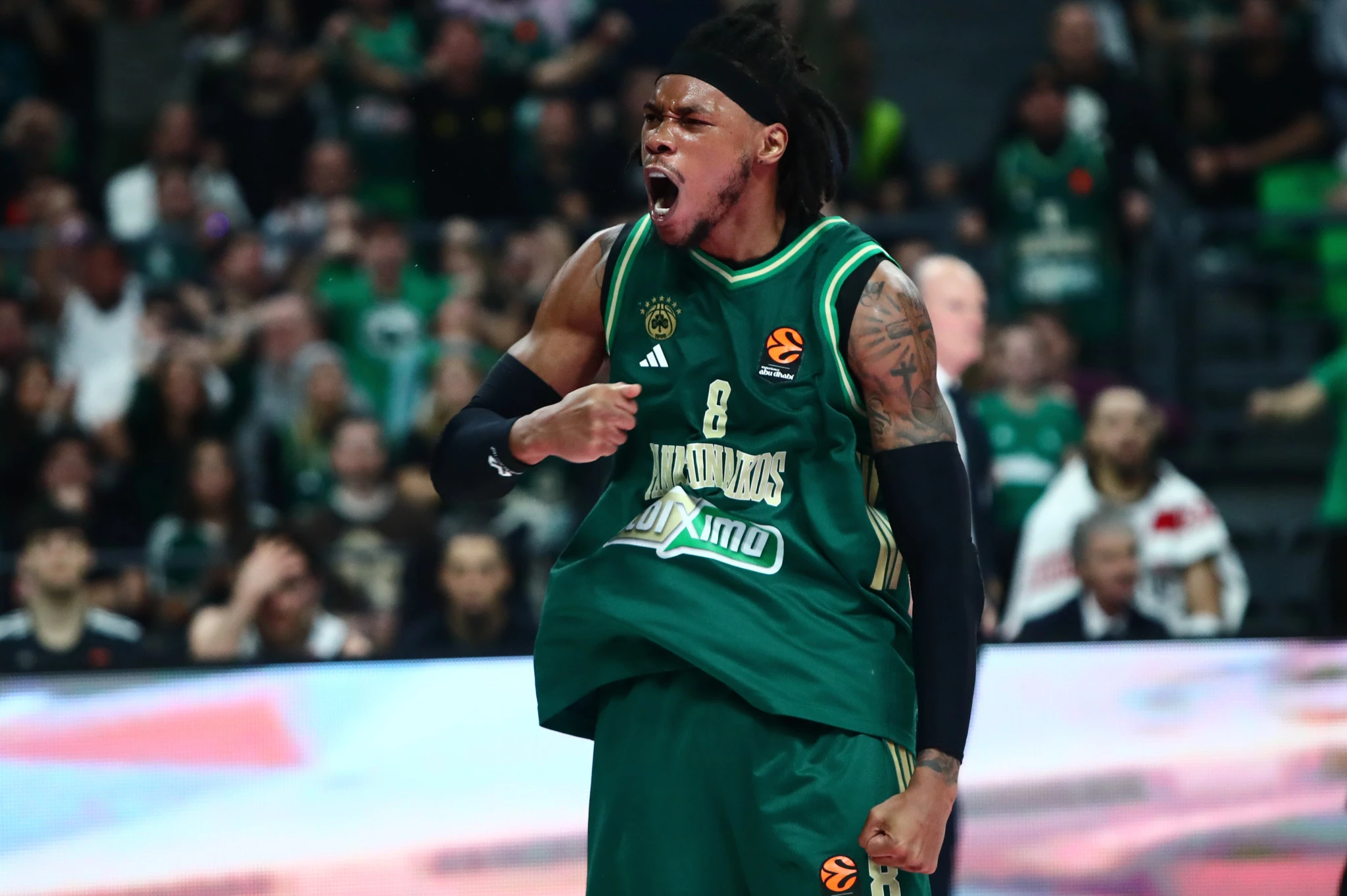 Ο φοβερός και τρομερός Ρισόν Χολμς του Παναθηναϊκού / Πηγή: Eurokinissi