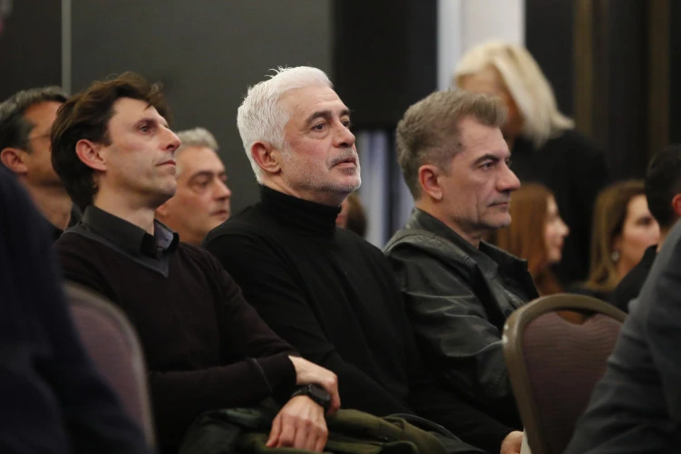 Οι Στέλιος Βενετίδης, Αντώνης Νικοπολίδης και Κώστας Χαλκιάς / Πηγή: InTime