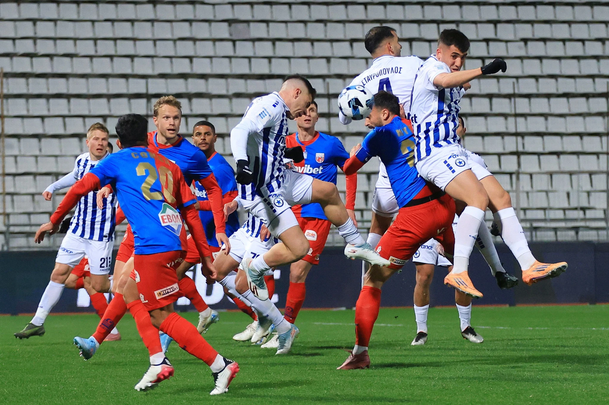 Στιγμιότυπο από την αναμέτρηση Βόλος - Ατρόμητος / Πηγή: Intime