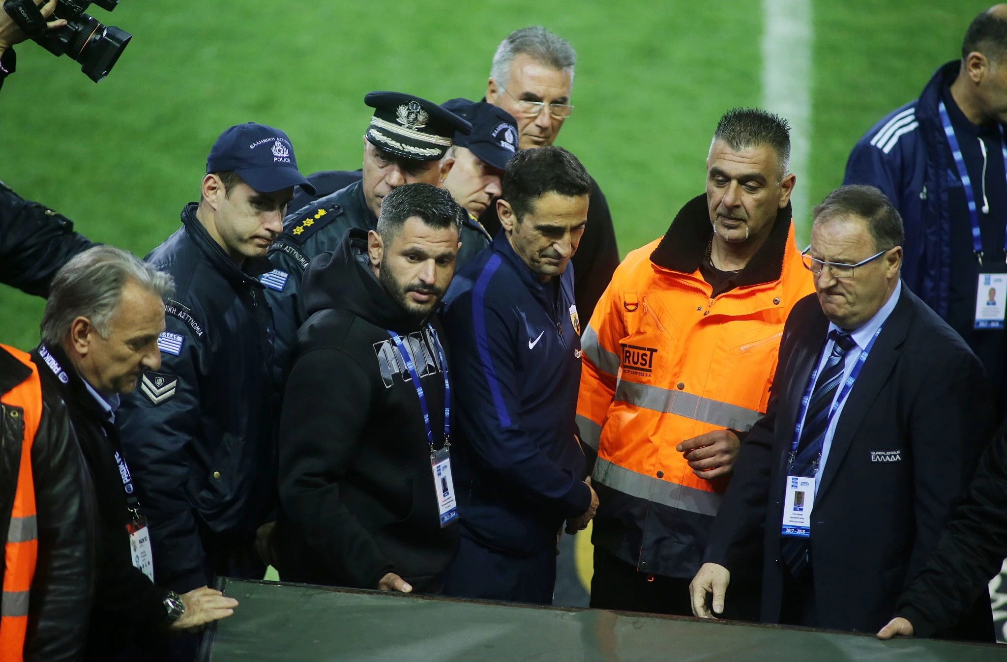 Ο Μανόλο Χιμένεθ στο ΠΑΟΚ - ΑΕΚ το 2018 / Πηγή: Intime