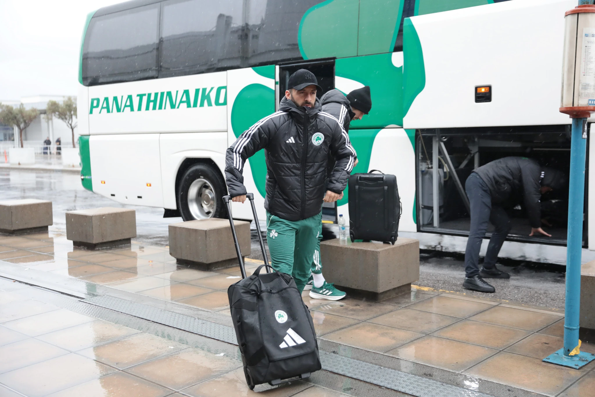 Η αναχώρηση του&nbsp;Παναθηναϊκού για Βουδαπέστη / Πηγή:&nbsp;Intime