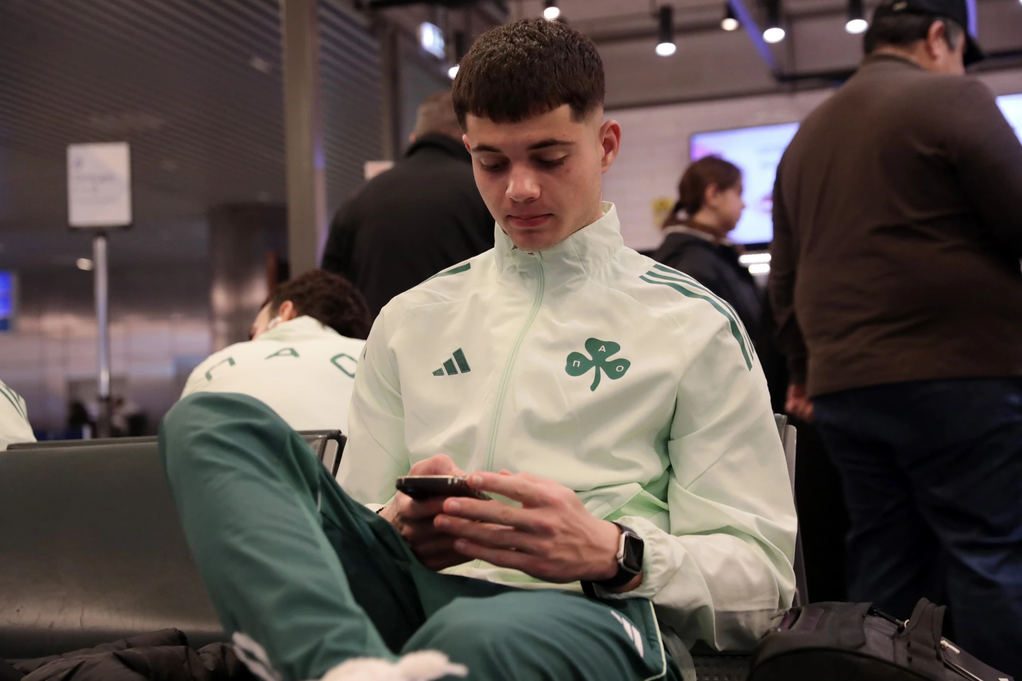 Η αναχώρηση του&nbsp;Παναθηναϊκού για Βουδαπέστη / Πηγή:&nbsp;Intime