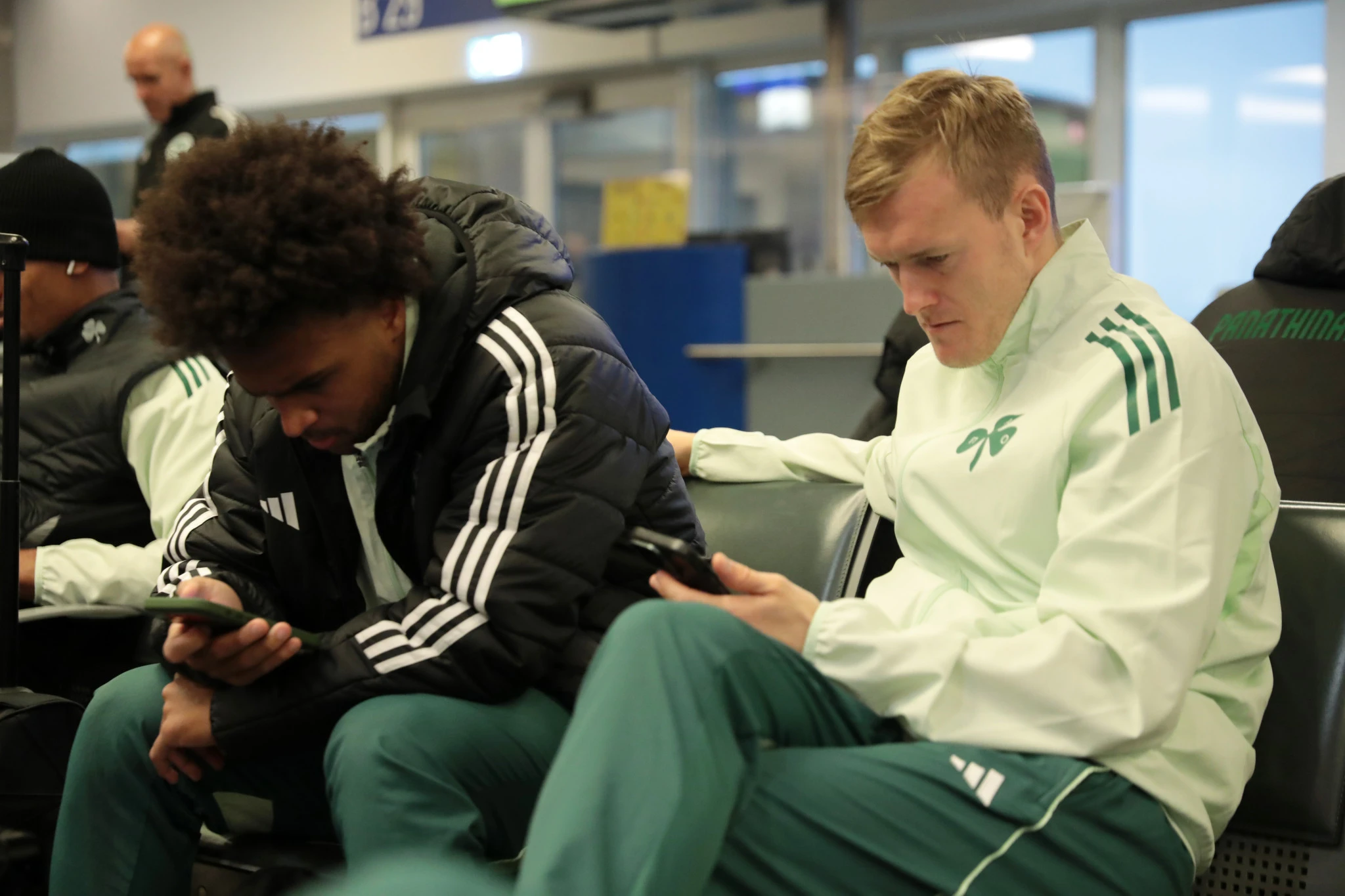 Η αναχώρηση του&nbsp;Παναθηναϊκού για Βουδαπέστη / Πηγή:&nbsp;Intime