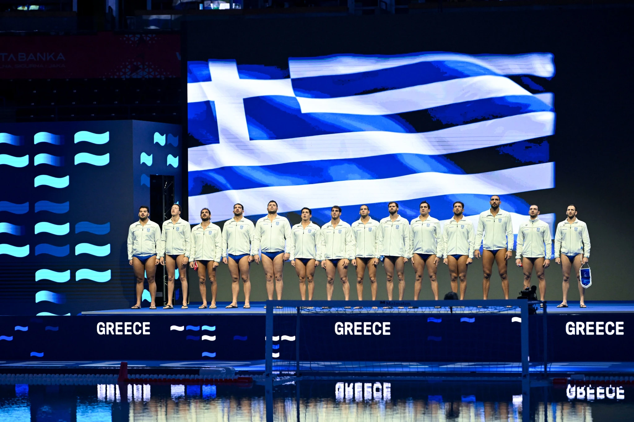 Η Εθνική Ελλάδας στο πόλο ανδρών / Πηγή: Eurokinissi
