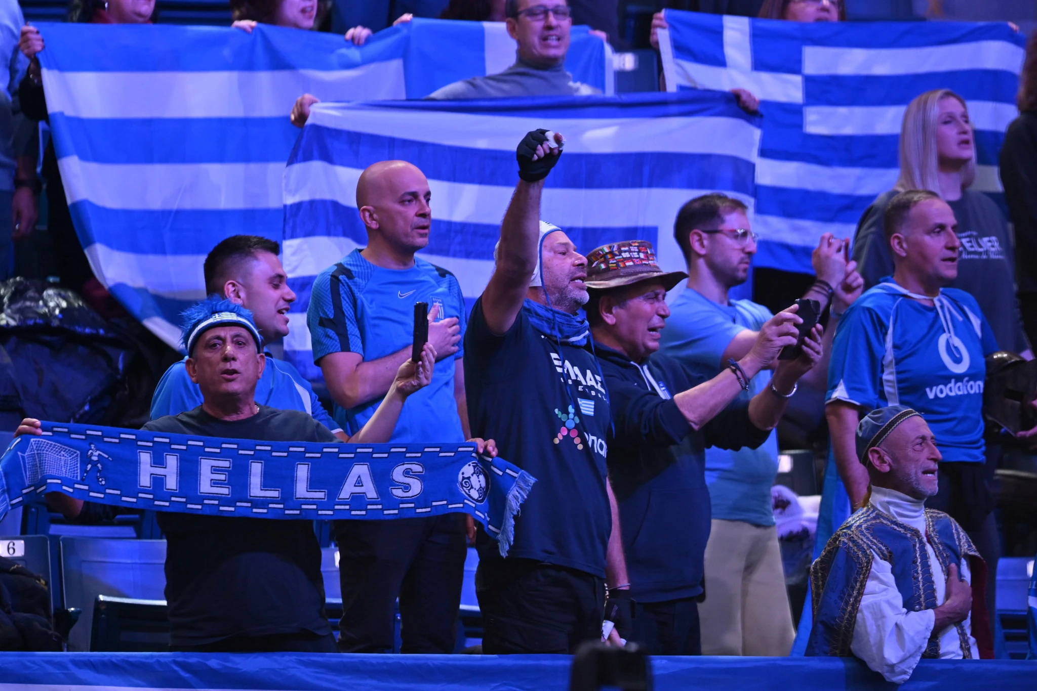 Οι Πελαργοί στην Belgrade Arena / Πηγή: Eurokinissi