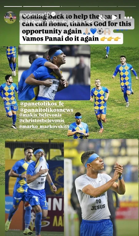 Ο Φάρλεϊ Ρόσα προανήγγειλε την επιστροφή του στον Παναιτωλικό