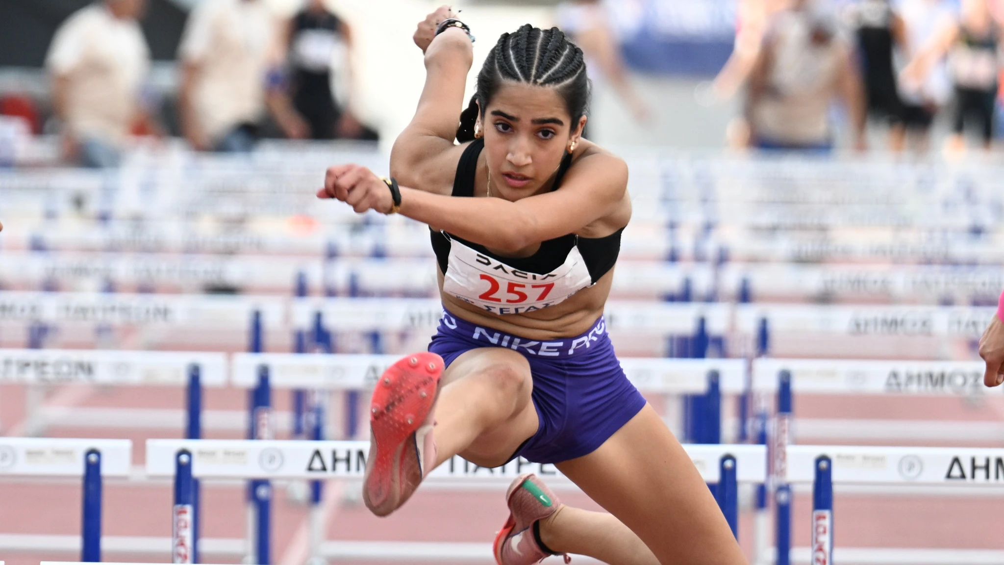 H Δανάη Θεοδώρα Μπακογιάννη στον ανοιχτό στίβο το 2025 - Πηγή: Eurokinissi