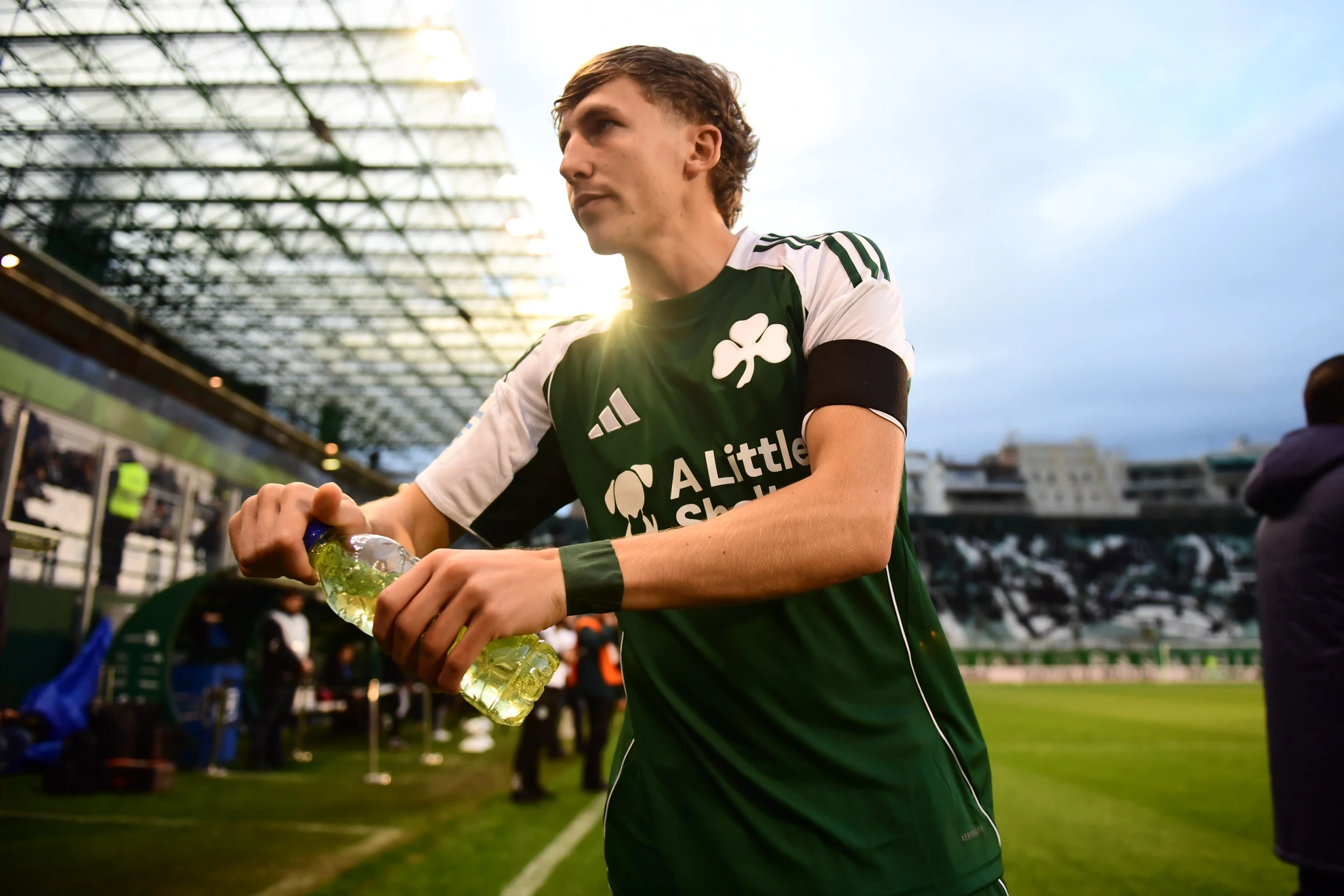 Ο Σαντίνο Αντίνο με τη φανέλα του Παναθηναϊκού / Πηγή: Eurokinissi