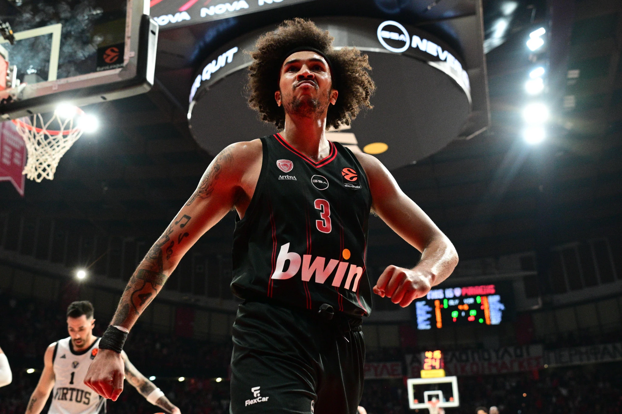 Ο Τάισον Γουόρντ σε πανηγυρισμό του μετά από καλάθι - Πηγή: Εurokinissi