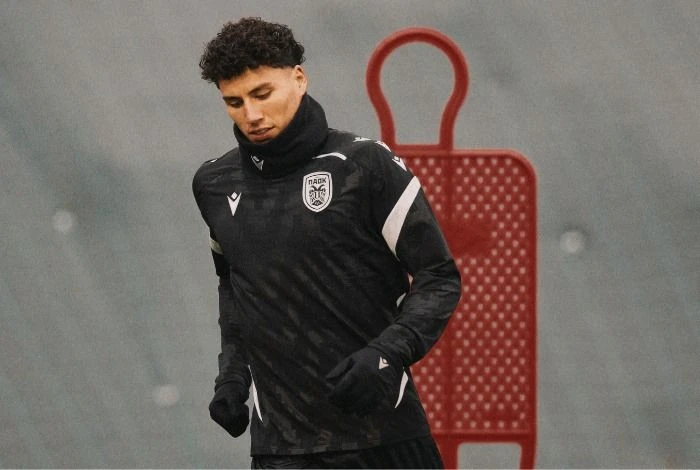 Ο Χόρχε Σάντσεζ στην πρώτη του προπόνηση με τον ΠΑΟΚ / Πηγή:Paokfc