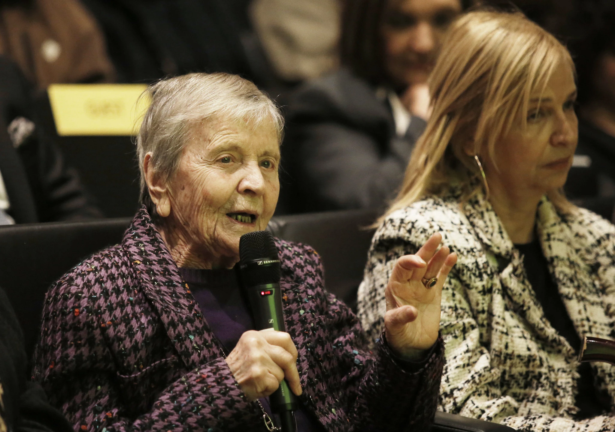 Η ομιλία της Ελένης Γλύκατζη Αρβελέρ στην παρουσίαση της επιστημονικής επιτροπής για το Μουσείο Προσφυγικού Ελληνισμού στη Νέα Φιλαδέλφεια / Πηγή: Eurokinissi