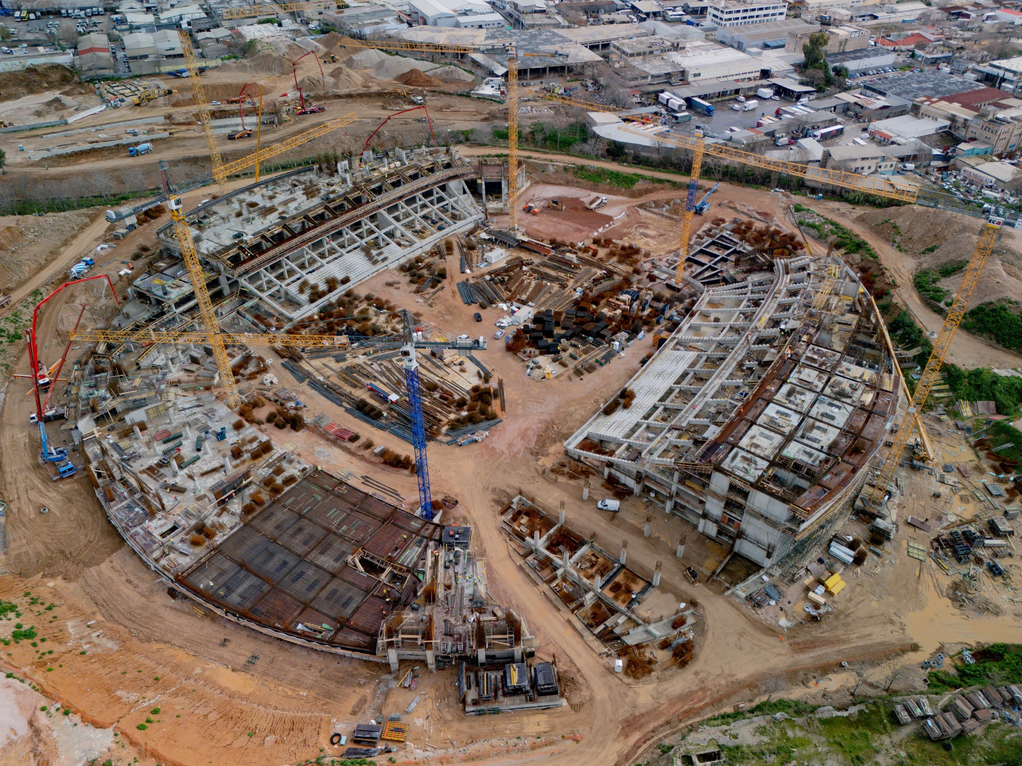 Εργασίες ανέργεσης του γηπέδου του Παναθηναϊκού στον Βοτανικό / Πηγή: Intime