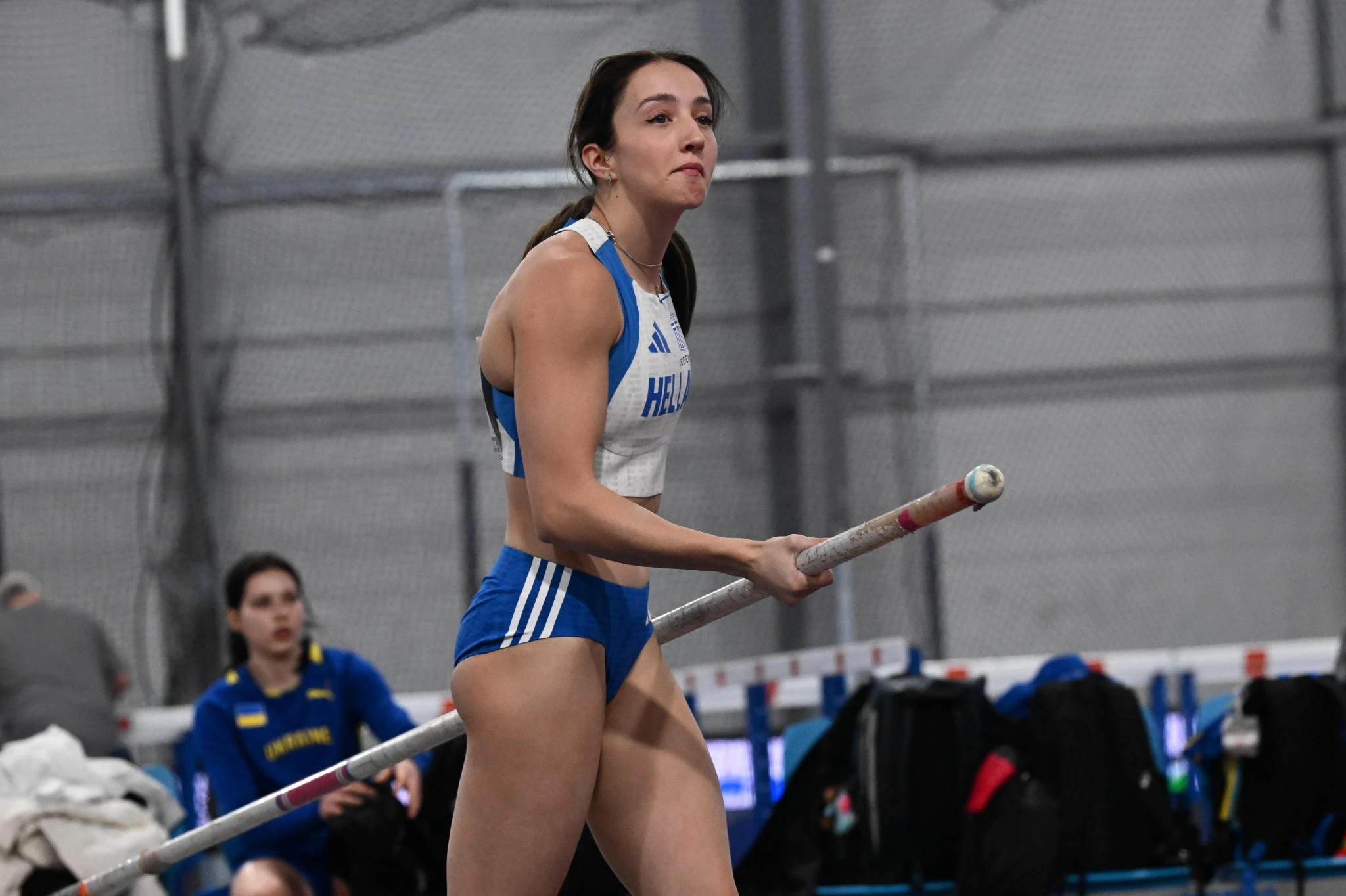          Η Αριάδνη Αδαμοπούλου στο Βαλκανικό κλειστού - Πηγή: Eurokinissi     