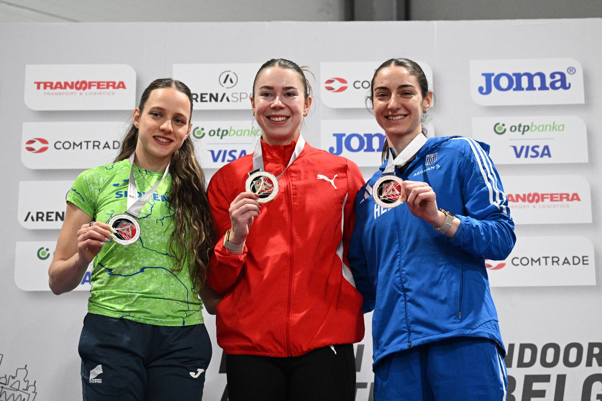 Η Δήμητρα Τσουκαλά στο τρίτο σκαλί του βάθρου στα 60μ - Πηγή: Eurokinissi