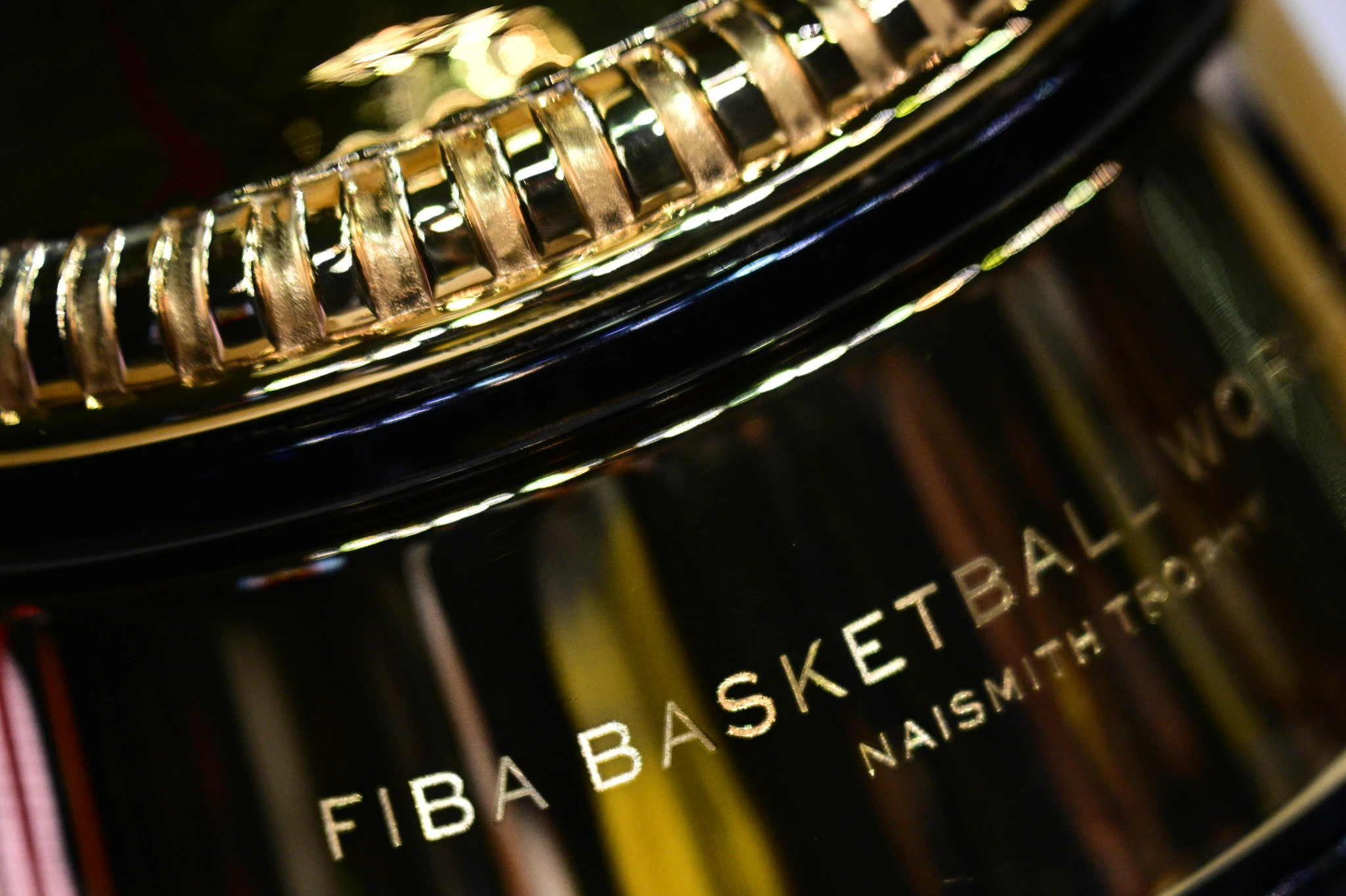 Το τρόπαιο του Mundobasket στη Sunel Arena, Πηγή: Eurokinissi