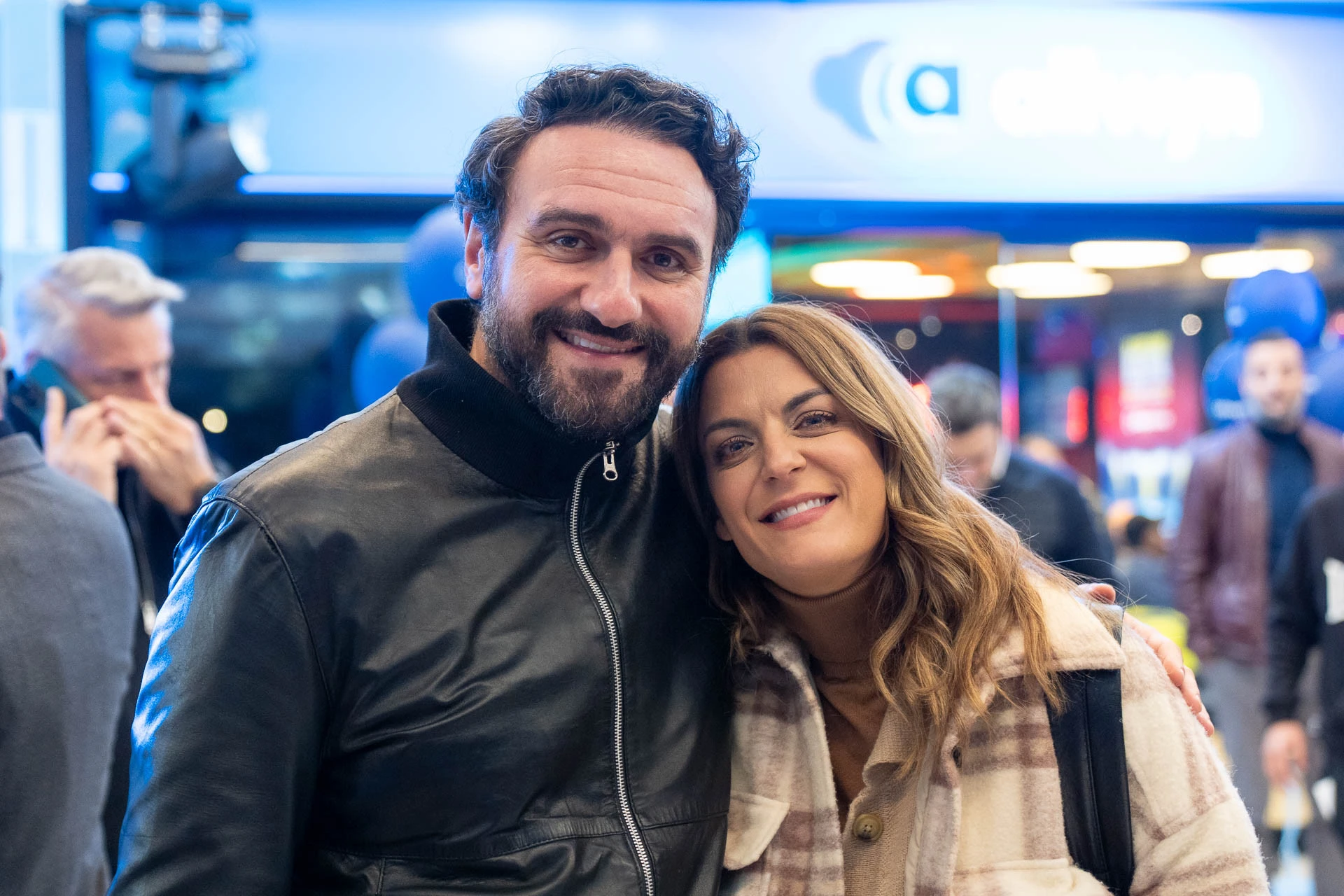 Ο Μελέτης Ηλίας με την Χριστίνα Βραχάλη.