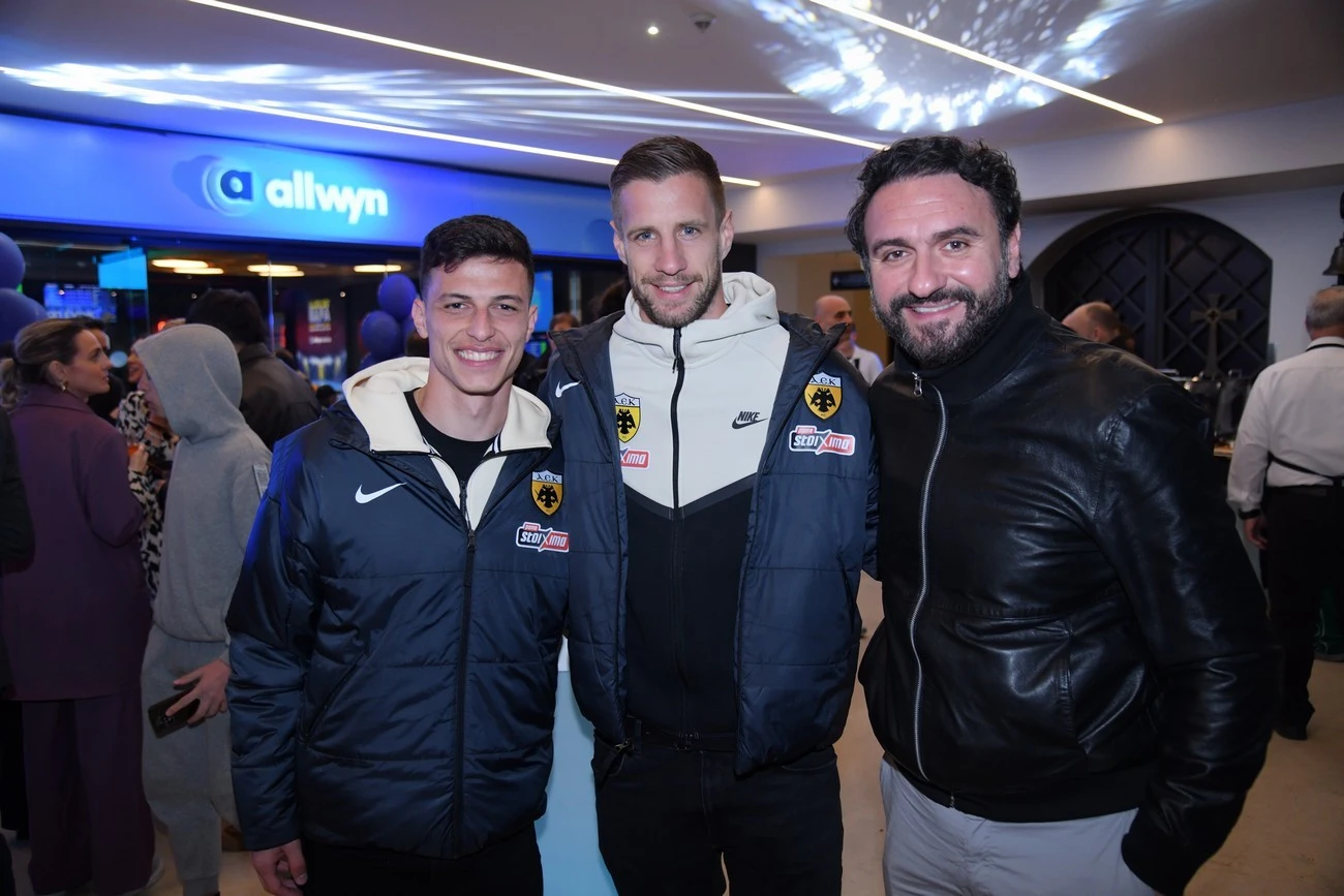 Ο γνωστός ηθοποιός Μελέτης Ηλίας, με τους Πήλιο και Βάργκα.