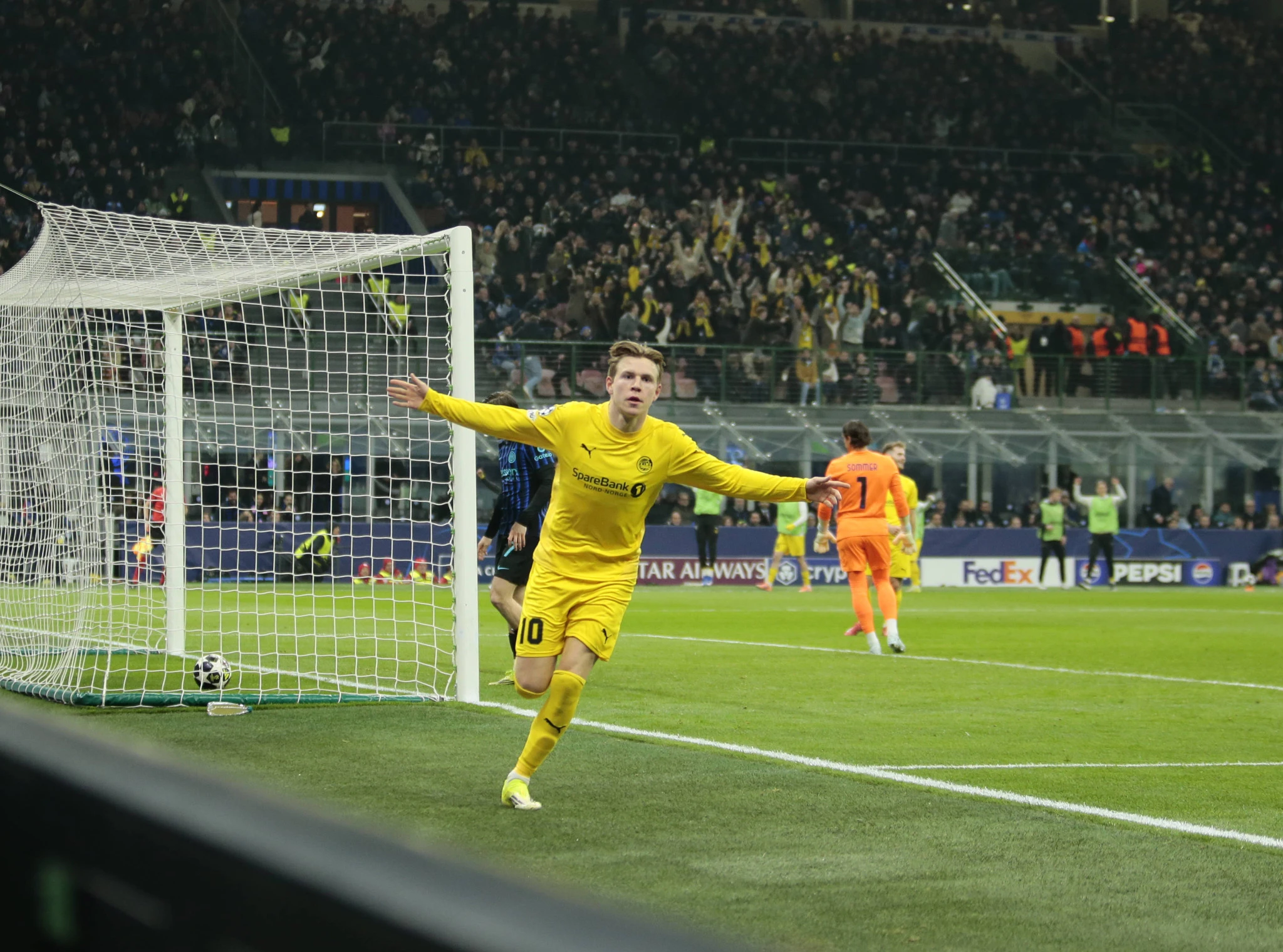 Η Μπόντο Γκλιμτ πέρασε με το «διπλό» κι από την έδρα της Ίντερ και συνεχίζει τη μυθική πορεία της στο Champions League / Πηγή: Imago