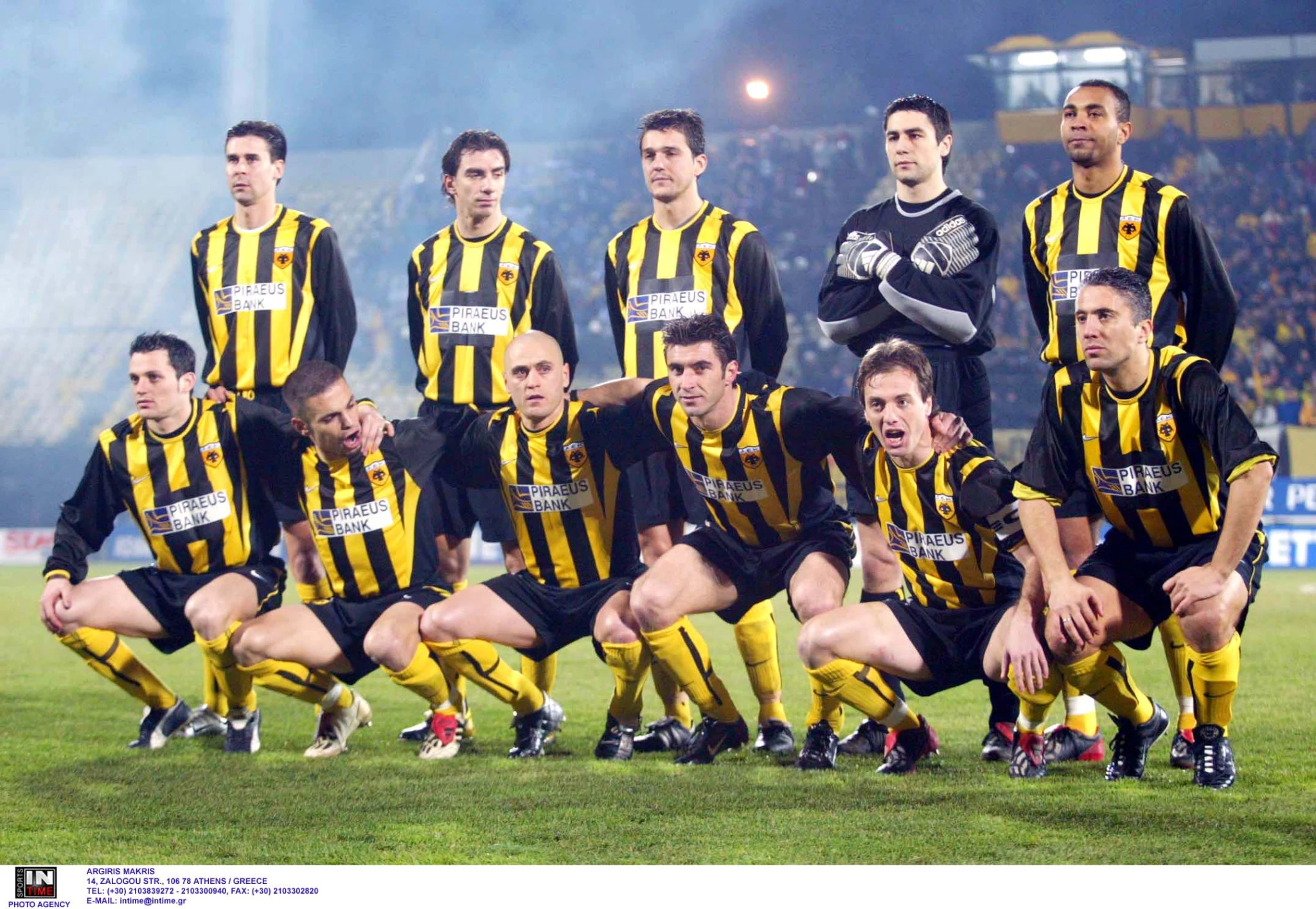 Η 11άδα της ΑΕΚ στο ματς με την Μάλαγα το 2023