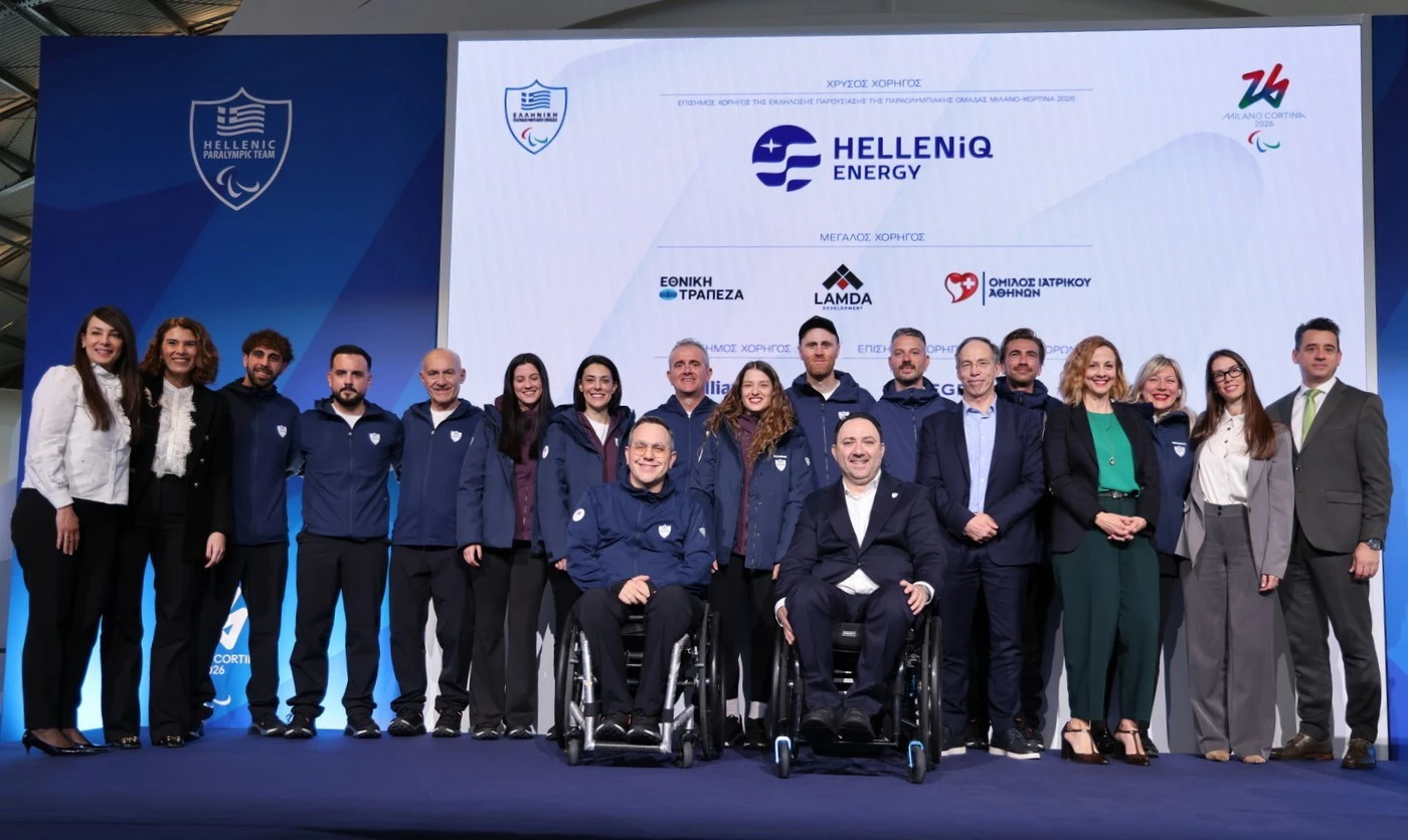 Στιγμιότυπο από την εκδήλωση παρουσίασης της ελληνικής αποστολής στο “The Ellinikon Experience Centre”