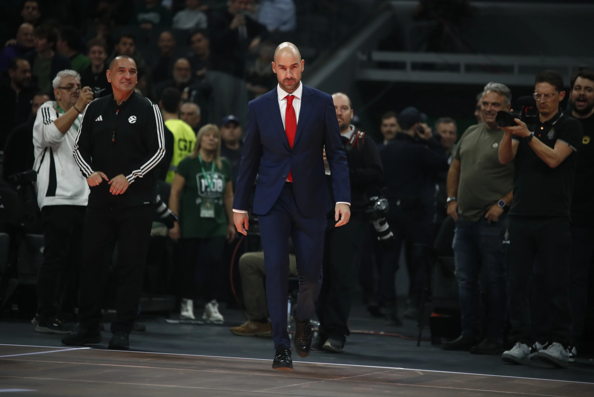 Η... ηρωική πρώτη είσοδος του Σπανούλη σε γήπεδο της EuroLeague, ως head coach / Πηγή: Eurokinissi