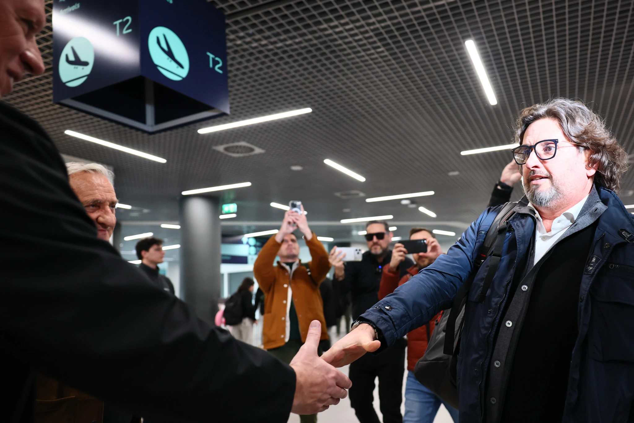 Οι άνθρωποι του ΠΑΟΚ υποδέχτηκαν τον πολύπειρο Αντρέα Τρινκιέρι στη Θεσσαλονίκη / Πηγή: Eurokinissi