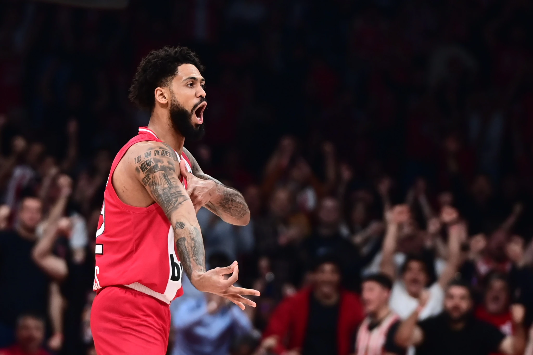 Ο Τάιλερ Ντόρσεϊ ήταν από τους κοθοριστικούς παίκτης του Ολυμπιακού στη νίκη επί του Παναθηναϊκού/Πηγή: Eurokinissi