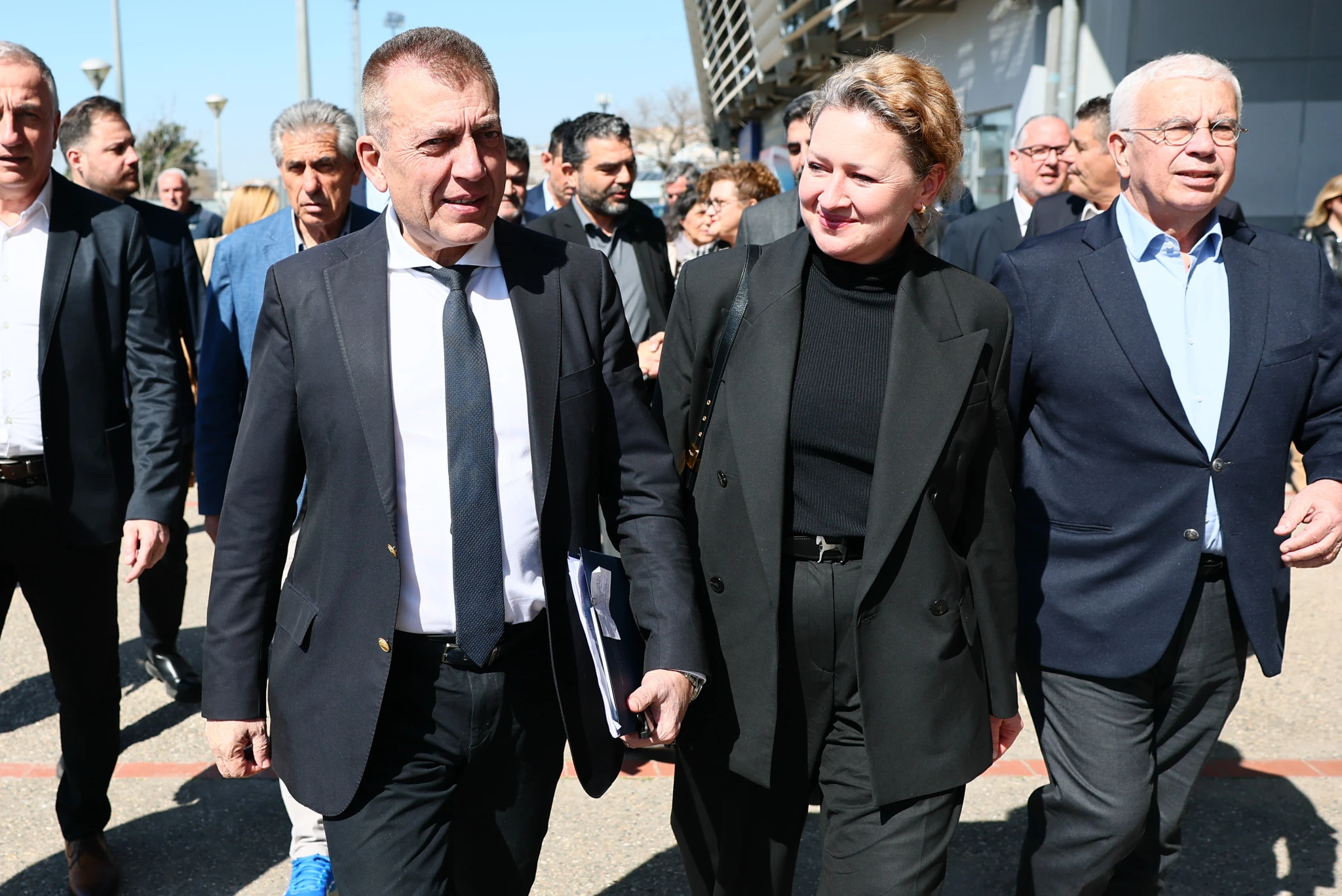 Υπογραφή της σύμβασης παραχώρησης του Καυτανζογλείου στην ΠΑΕ ΠΑΟΚ / Πηγή: Eurokinissi