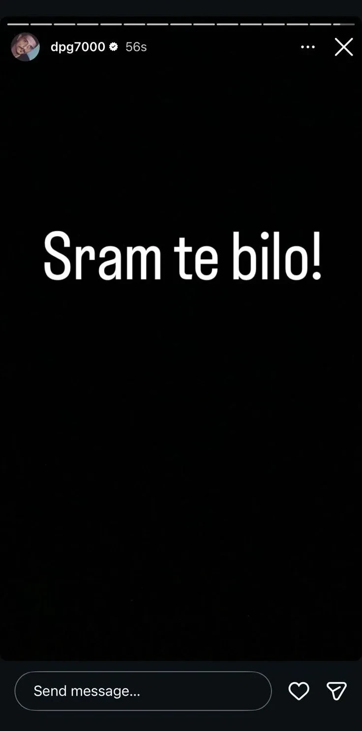 Το story του Δημήτρη Γιαννακόπουλου στο Instagram